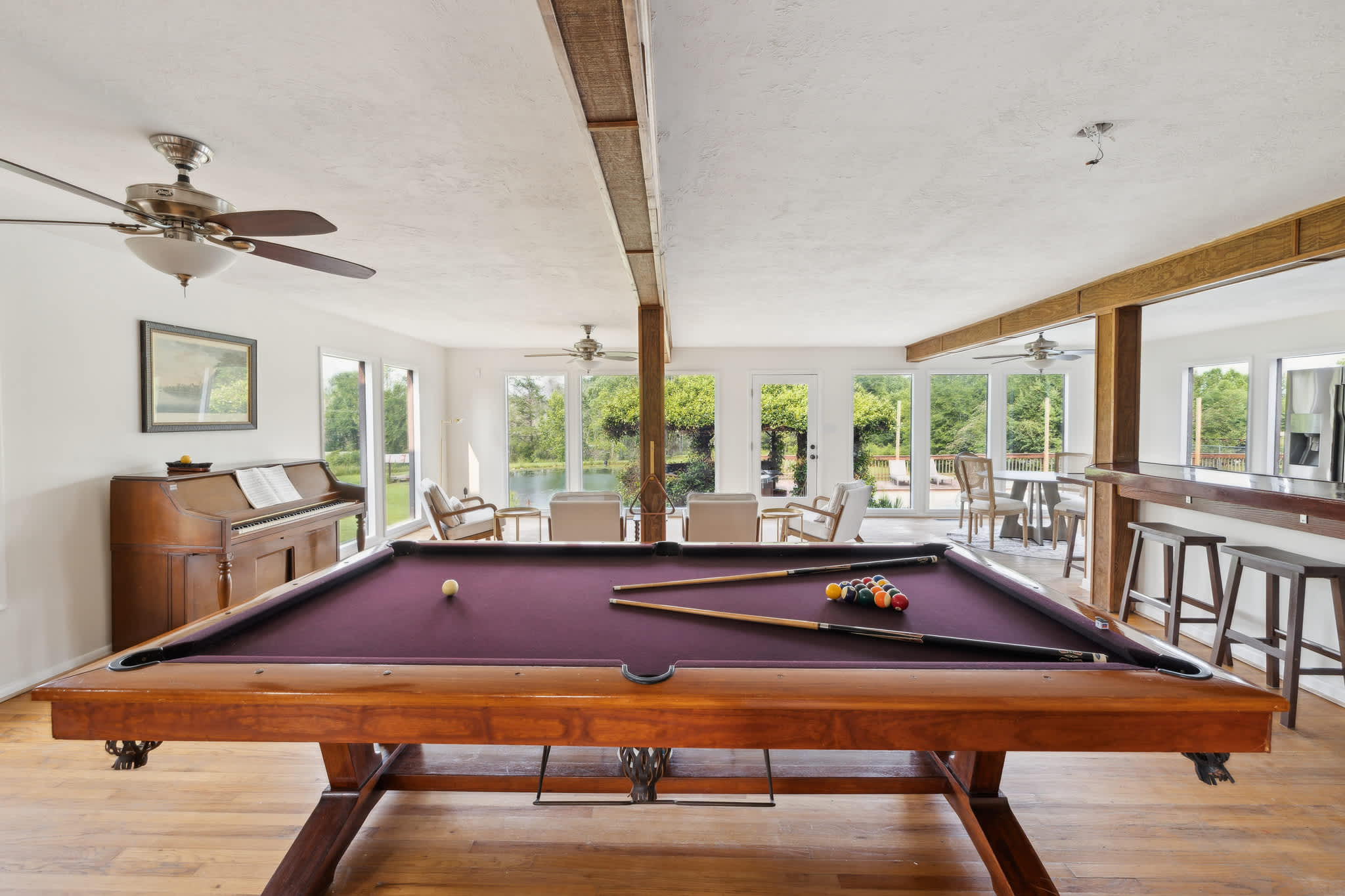 5-Acre Retreat Private Pool, Outdoor Bar, Grill, Fishing Pond & Game Room — Augusta, GA — vacation rental