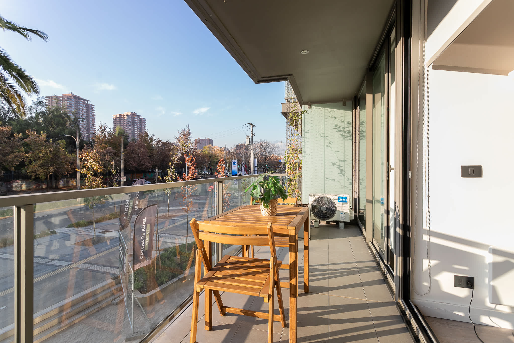 Relax on your private balcony with stunning city views, perfect for morning coffee or evening sunsets.