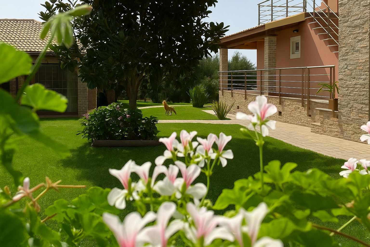 Comfy nest in a garden, 1,5km to the sandy beach — Ethniki odos Filiatron-Korifasiou, Peloponnese — vacation rental