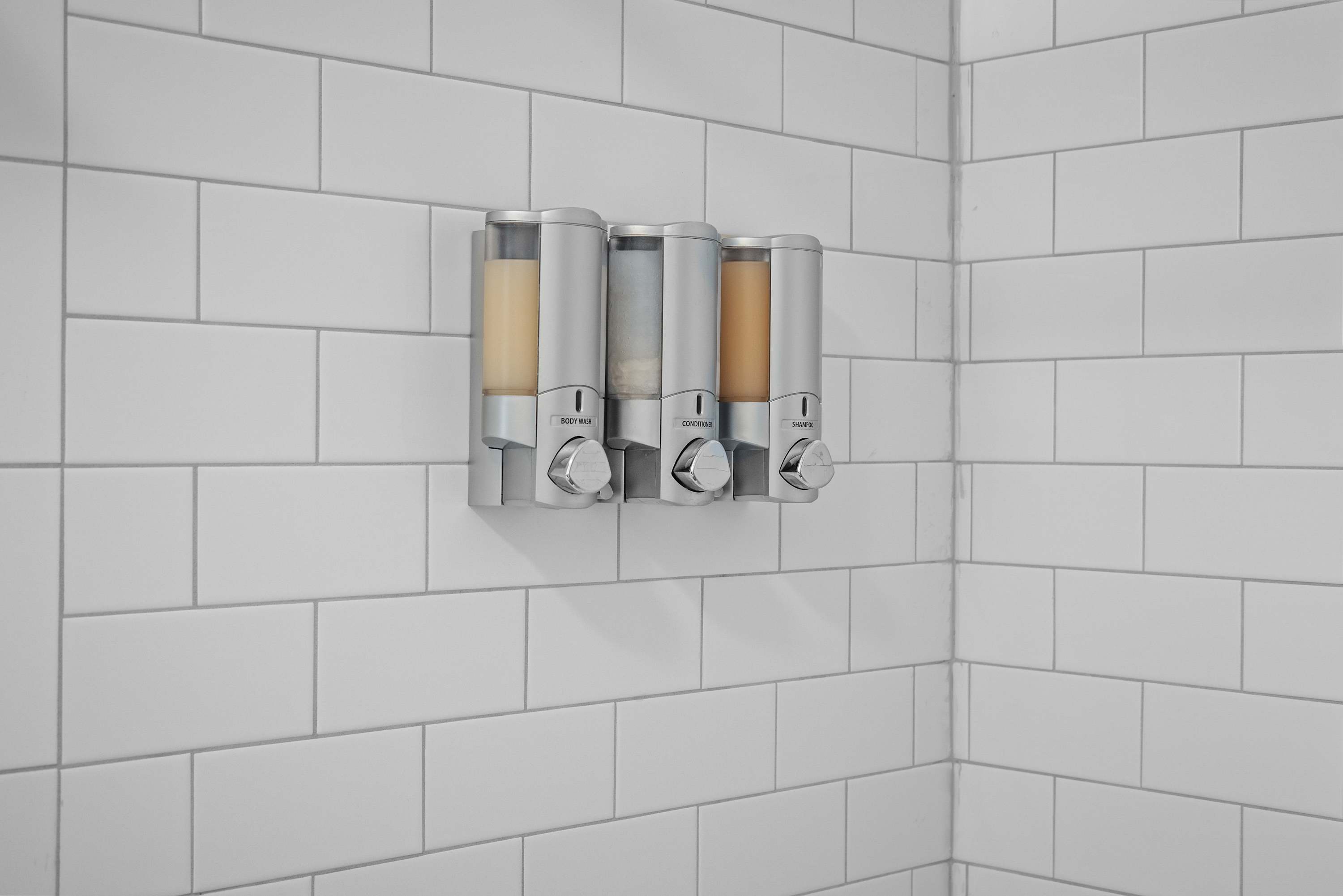Shower liquids provided so you don't have to remember to bring your own