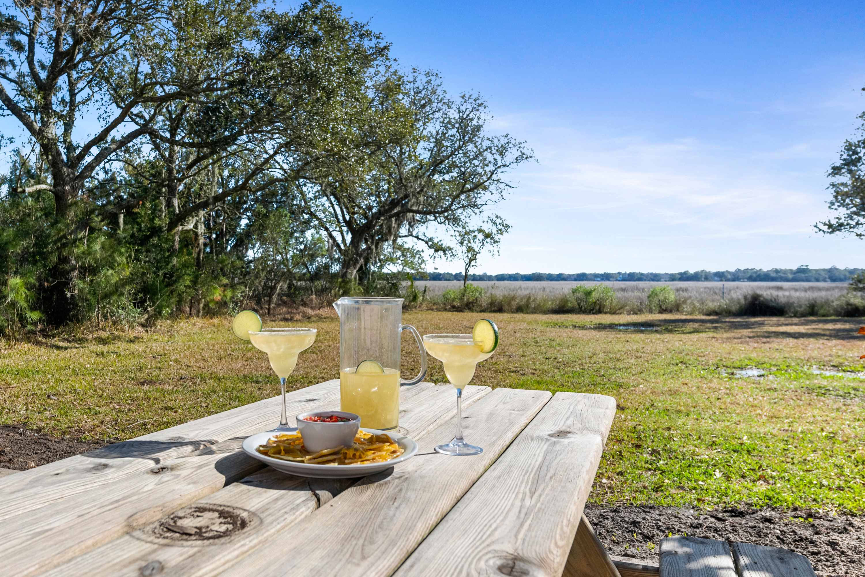 Enjoy some drinks with a view