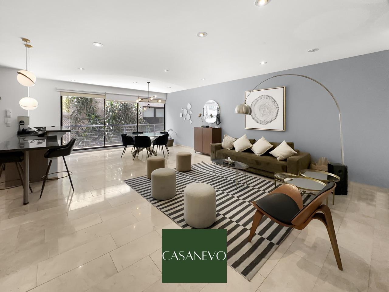 20-202 Elegant 2BR-Roma Norte, parking 24-7 Security