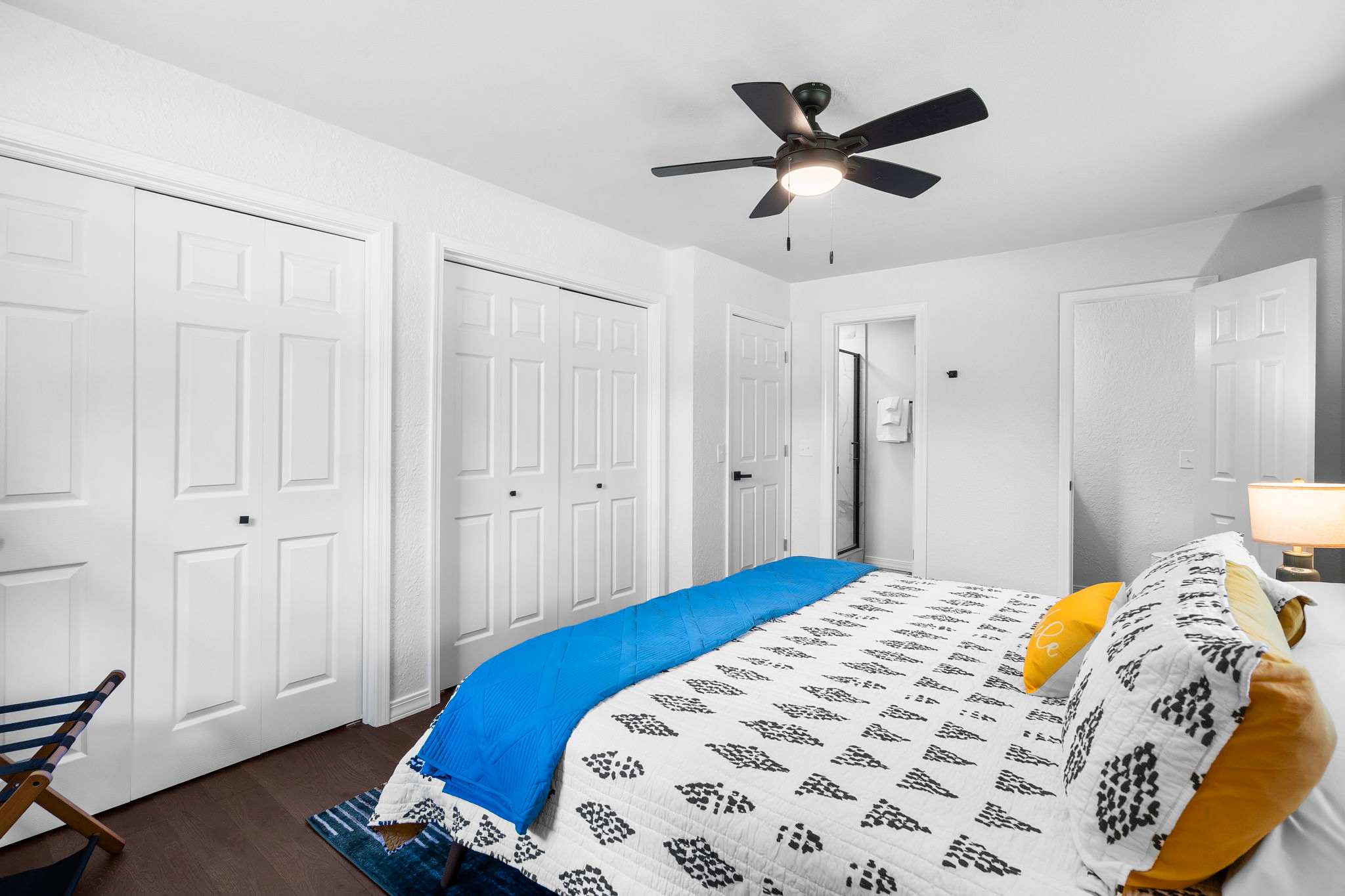 King bed in primary suite