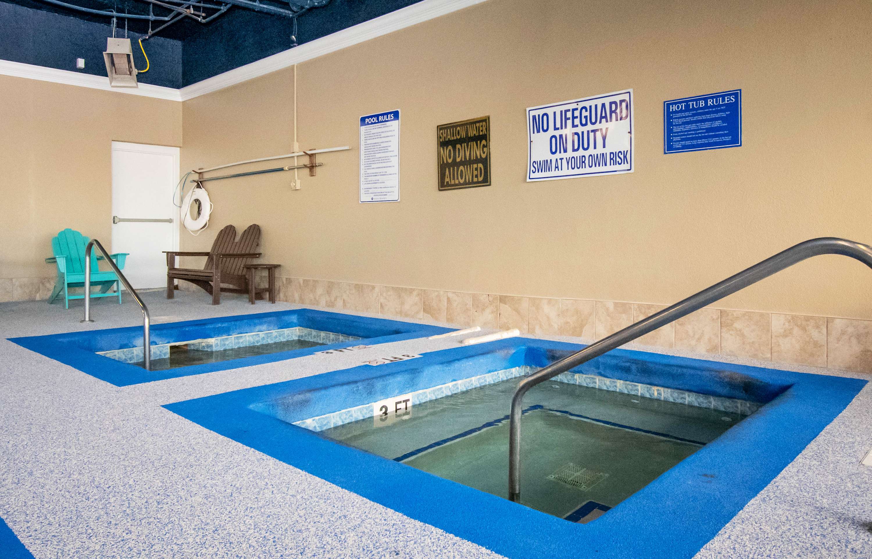 Soothe tired muscles and soak up the good vibes.
