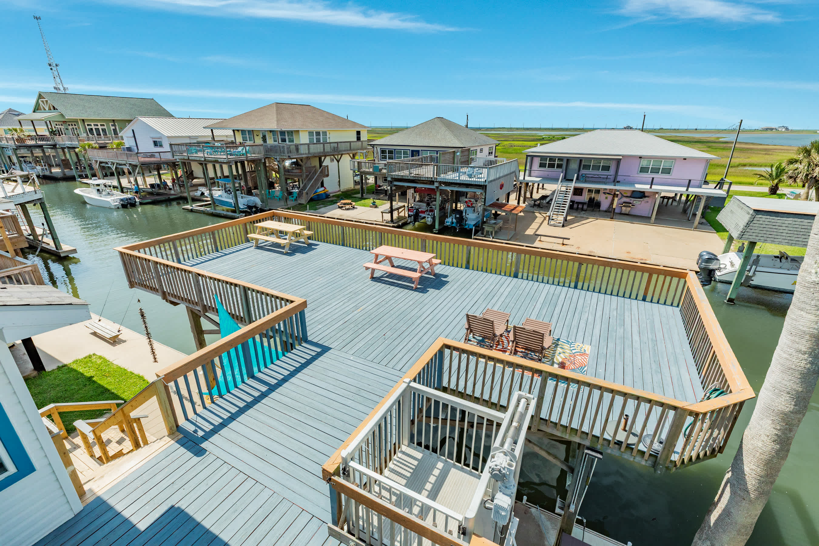 Second Wind Bay House Fish Float Fun