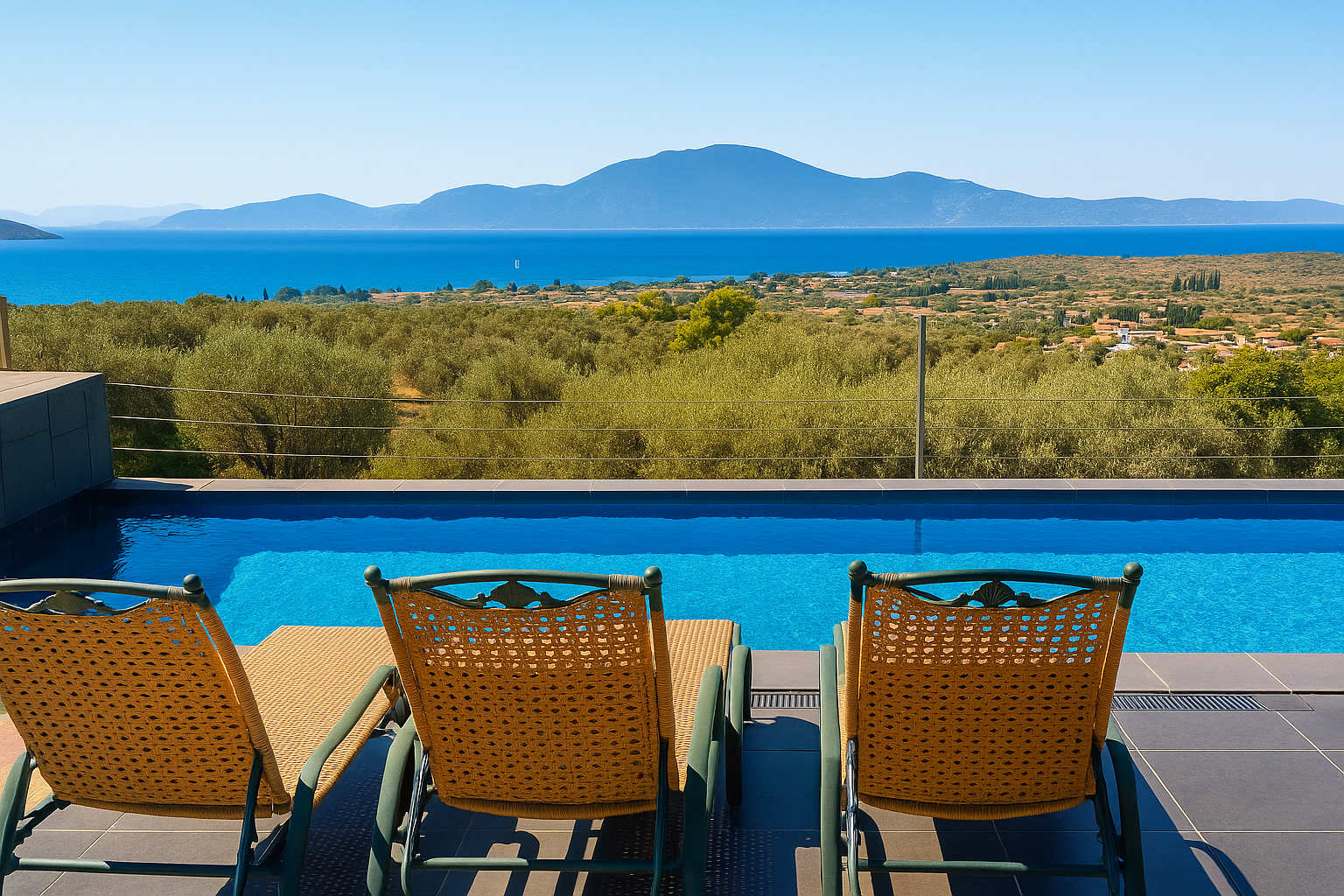 Evia Private Pool Gem - Seabliss Tranquil Oasis — Politika, Evia Island — vacation rental