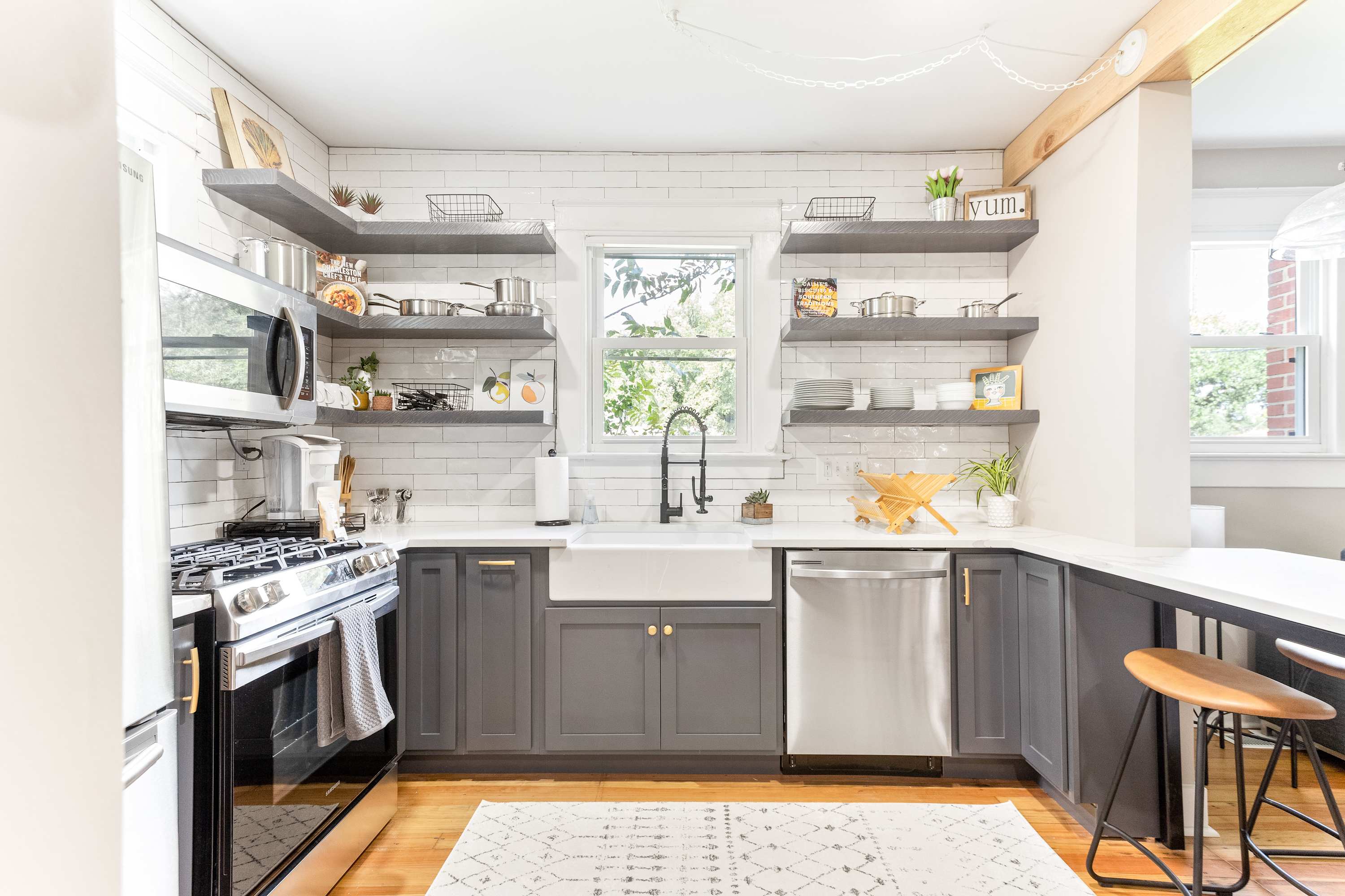 Fully stocked kitchen with everything you should need! 