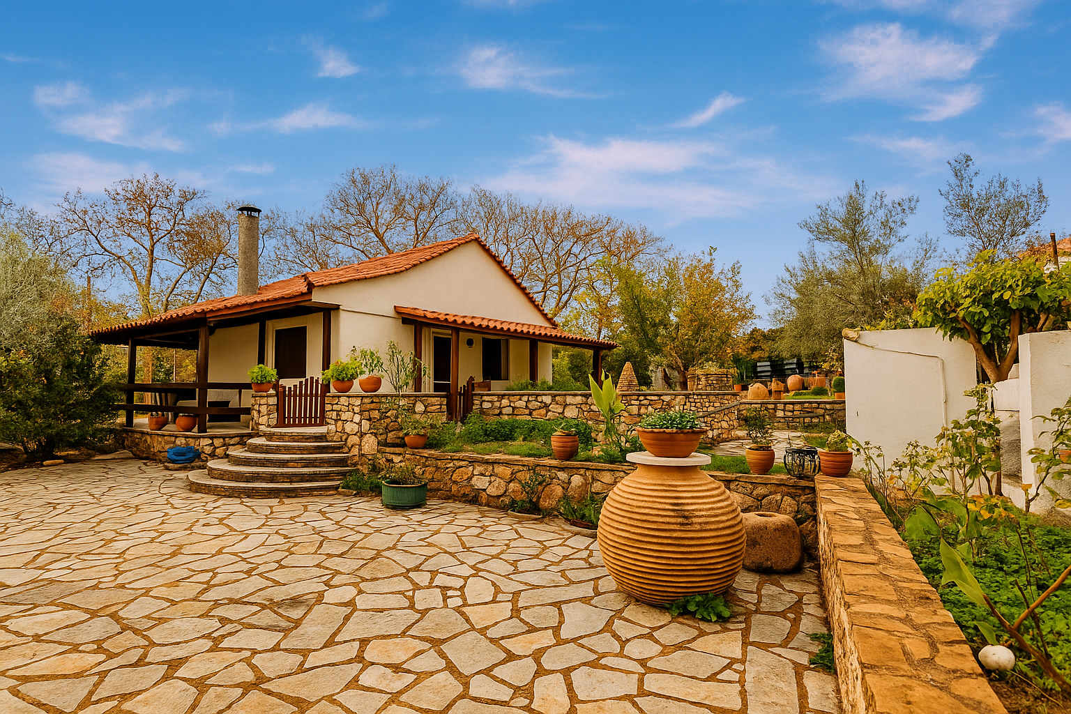 Green Seaside Retreat - Fully Equipped Garden Gem — Chrani — vacation rental