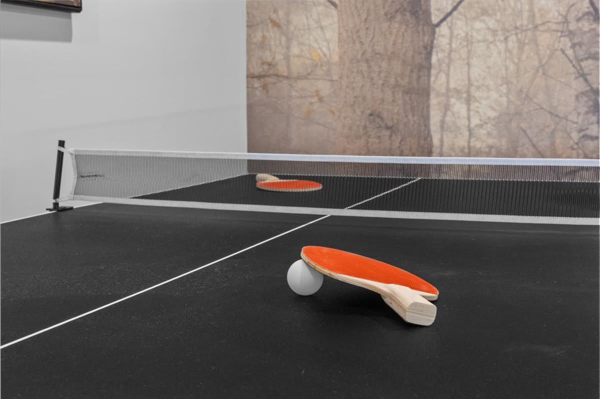Get competitive with a game of ping pong in the entertaining game room.