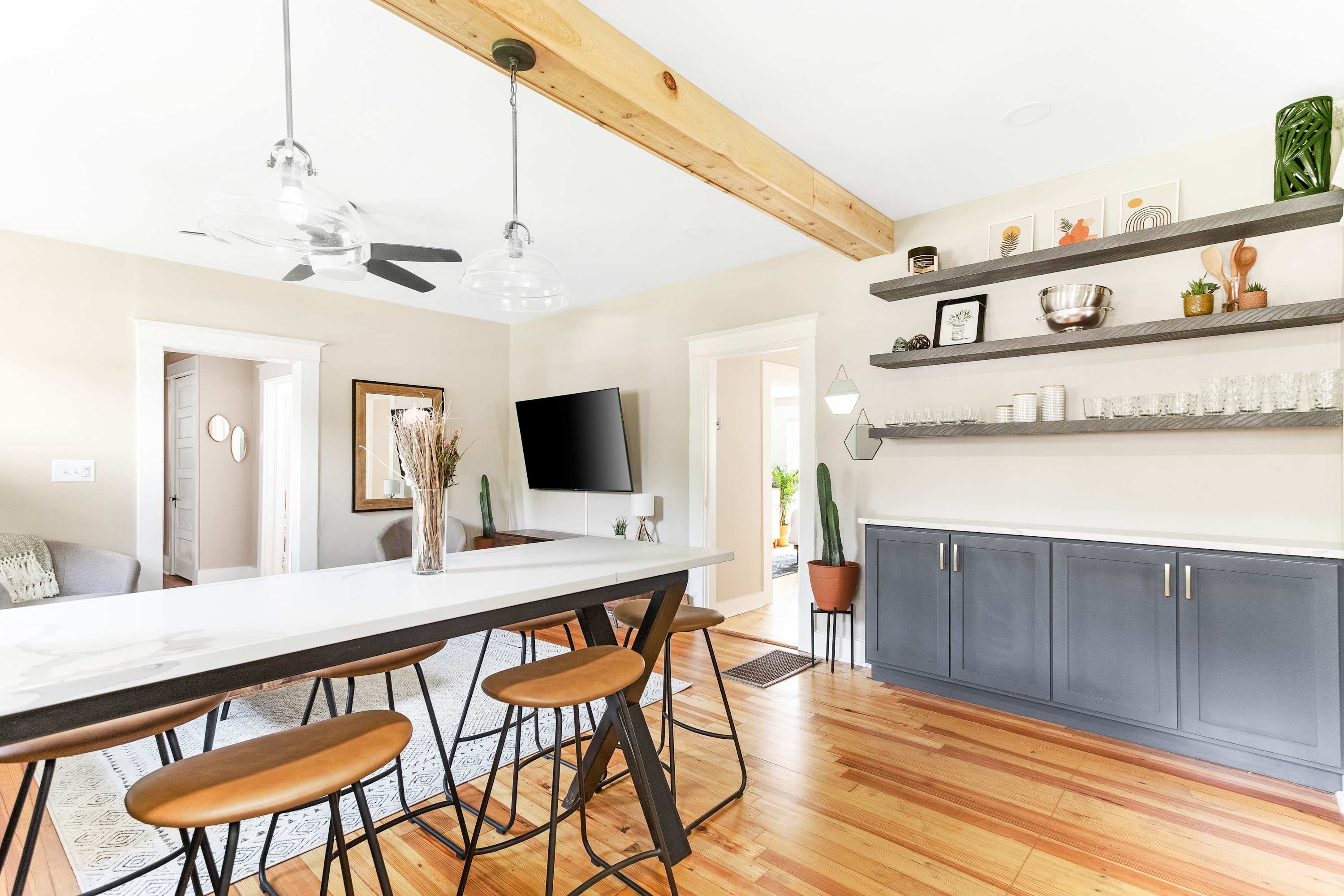 Fully stocked kitchen with everything you should need! 