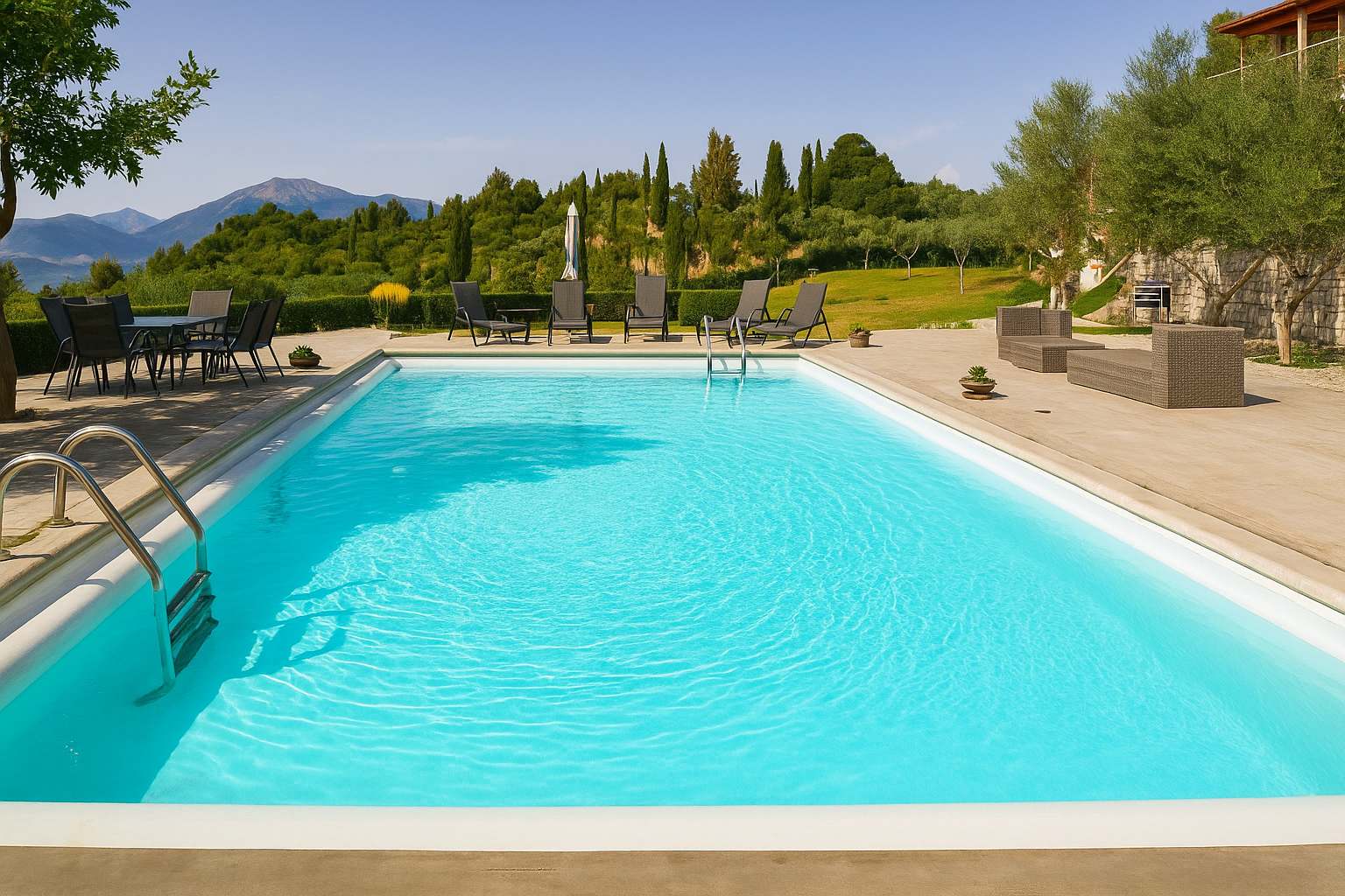 Oka Aqua Paradise - Panoramic Seaview with Pool — Drepano, Peloponnese — vacation rental