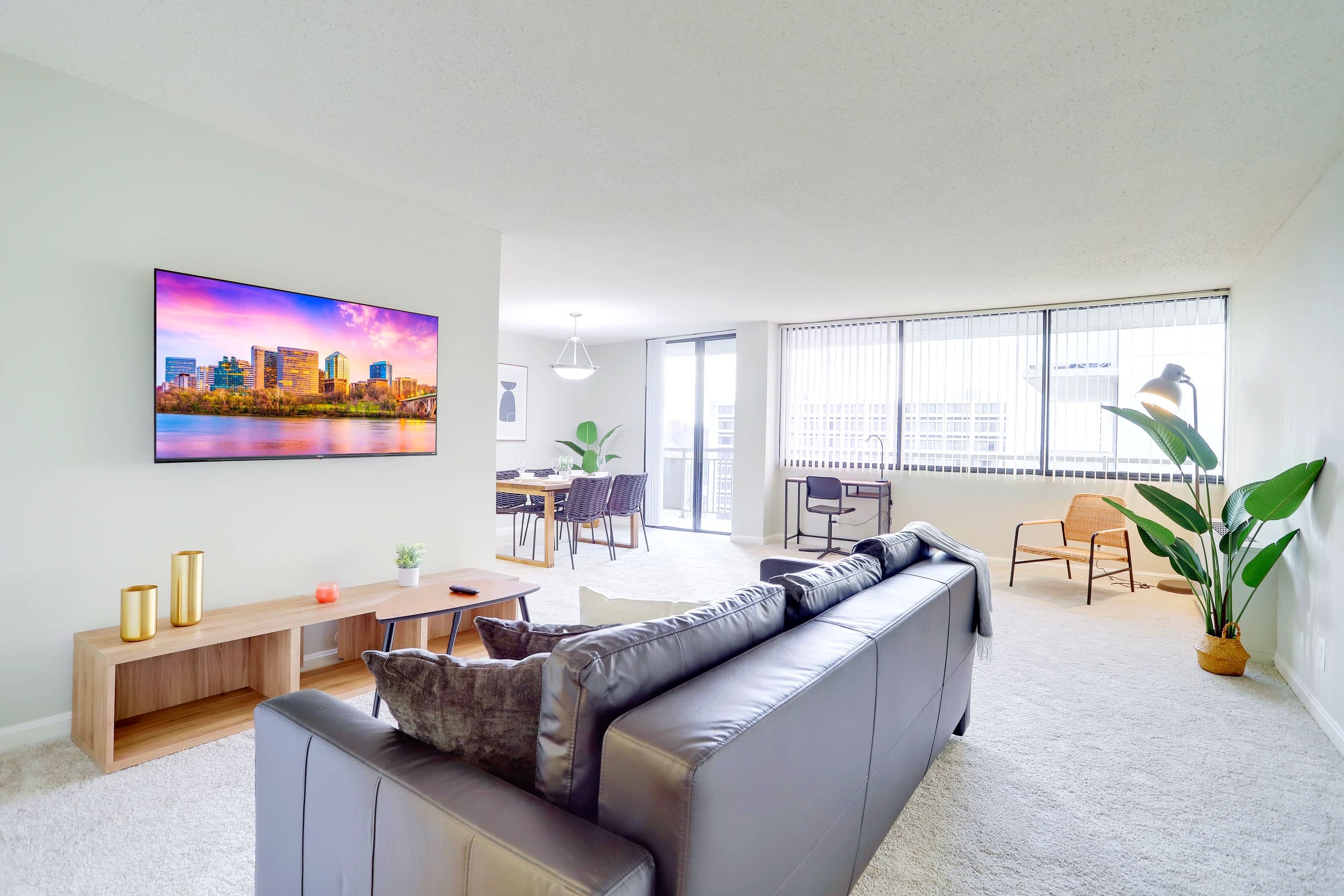 Cozy Balcony And Modern Amenities - Inviting Urban Sanctuary - Washington, D.C.