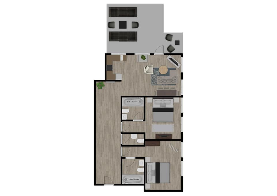 Lanes Penthouse | 2BR En-Suites + Sea View Terrace in Bartholomew Road BN1 1JS - Property image 25 - VivreStays