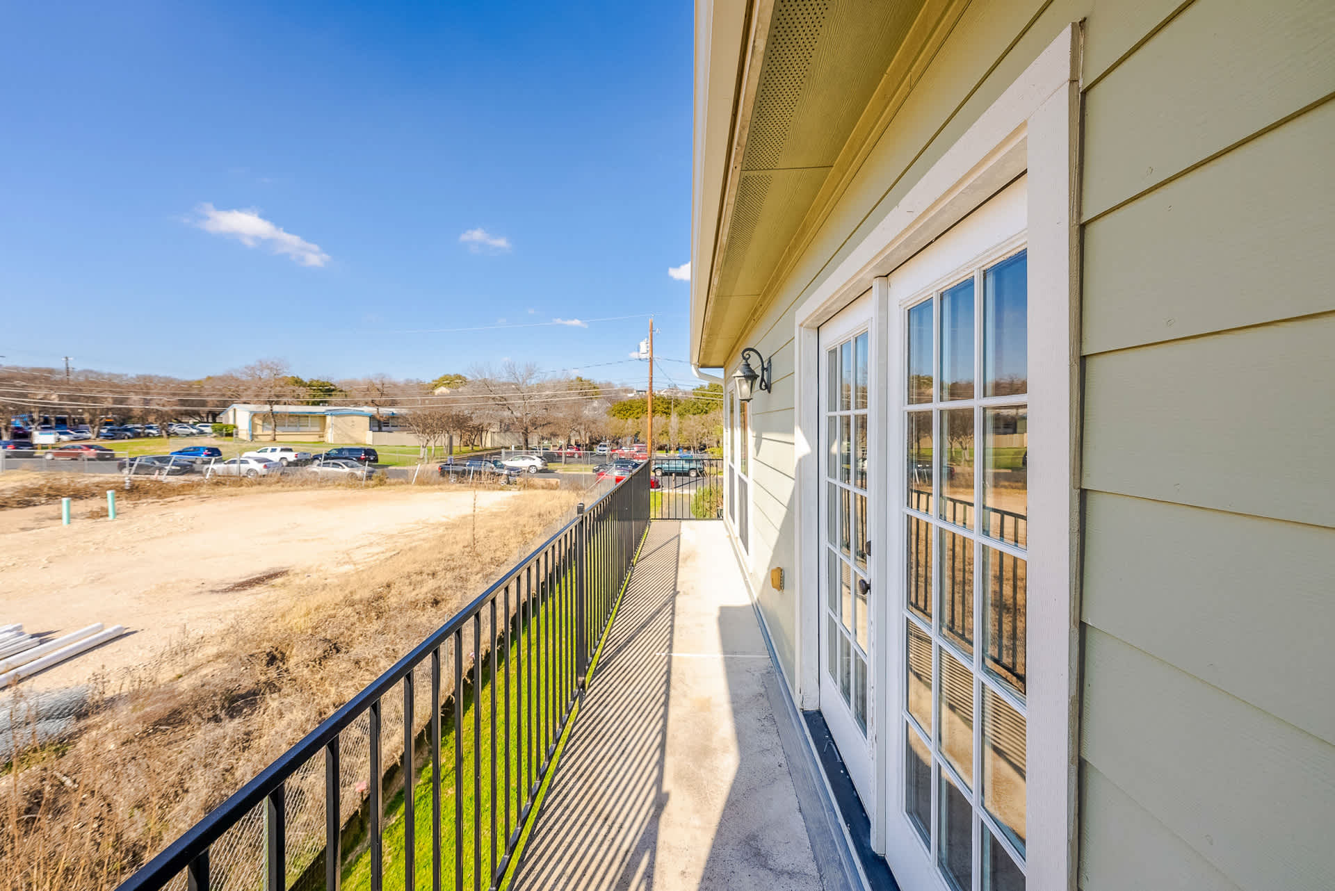 Balcony patio with views