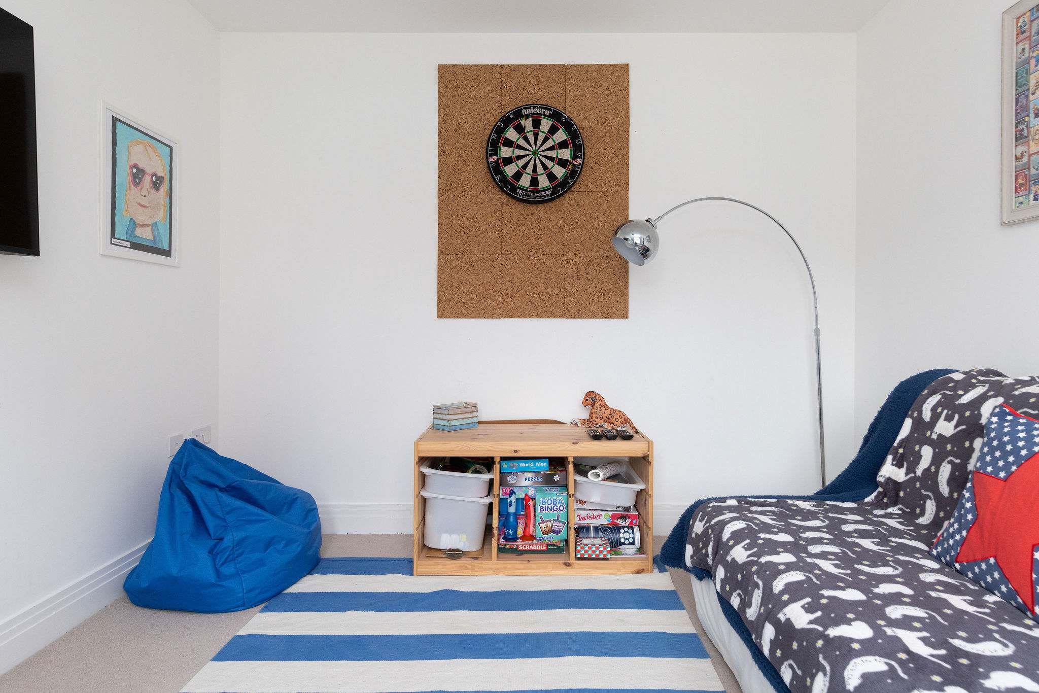 Stocked with classic board games and comfy seating, it's the perfect hideout for hours of fun.