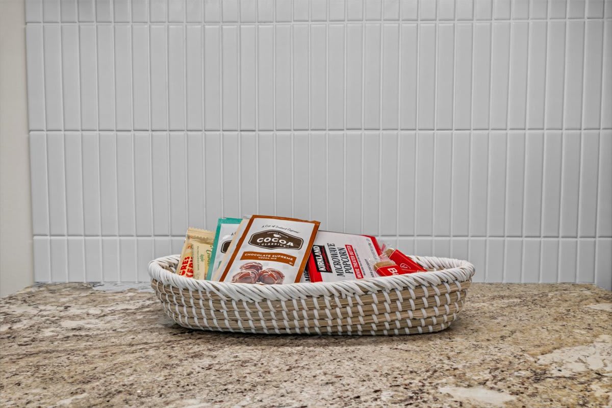 Thoughtful touches throughout the home create a welcoming, resort-like atmosphere.