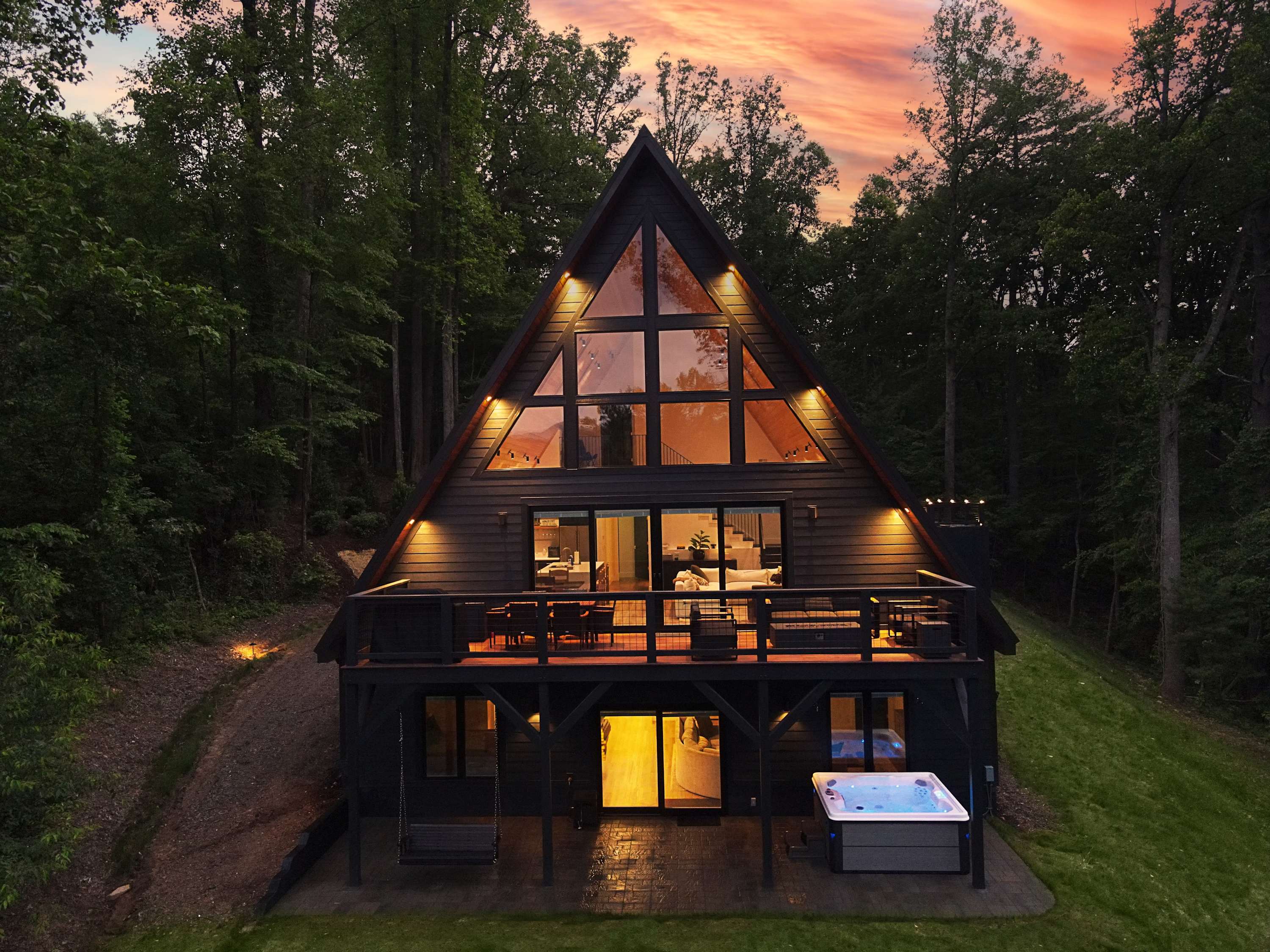 Modern A-Frame Cabin