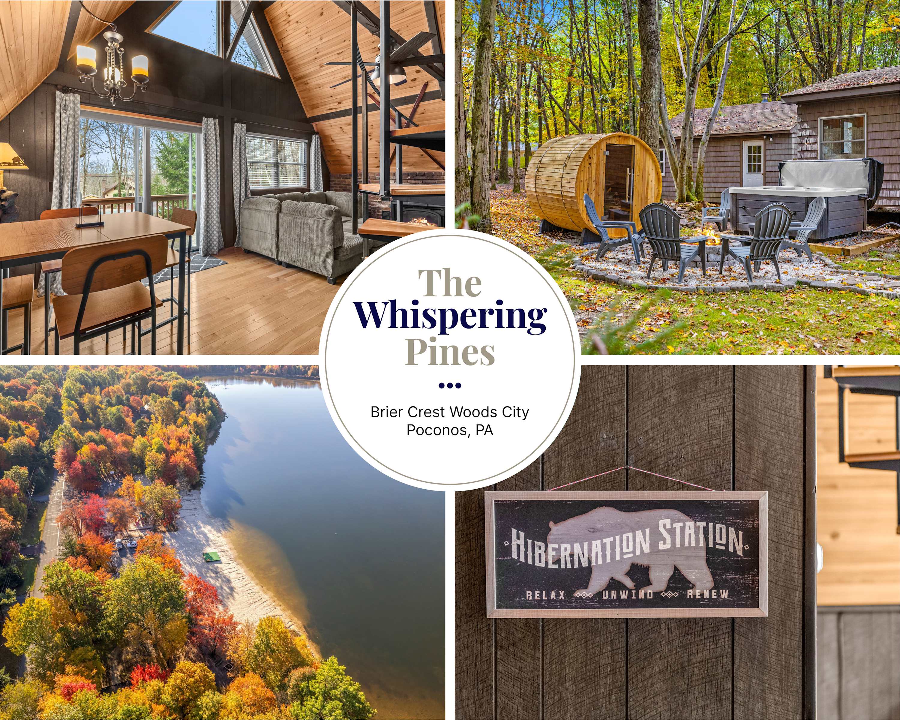 Whispering Pines: A-Frame with Beach Access