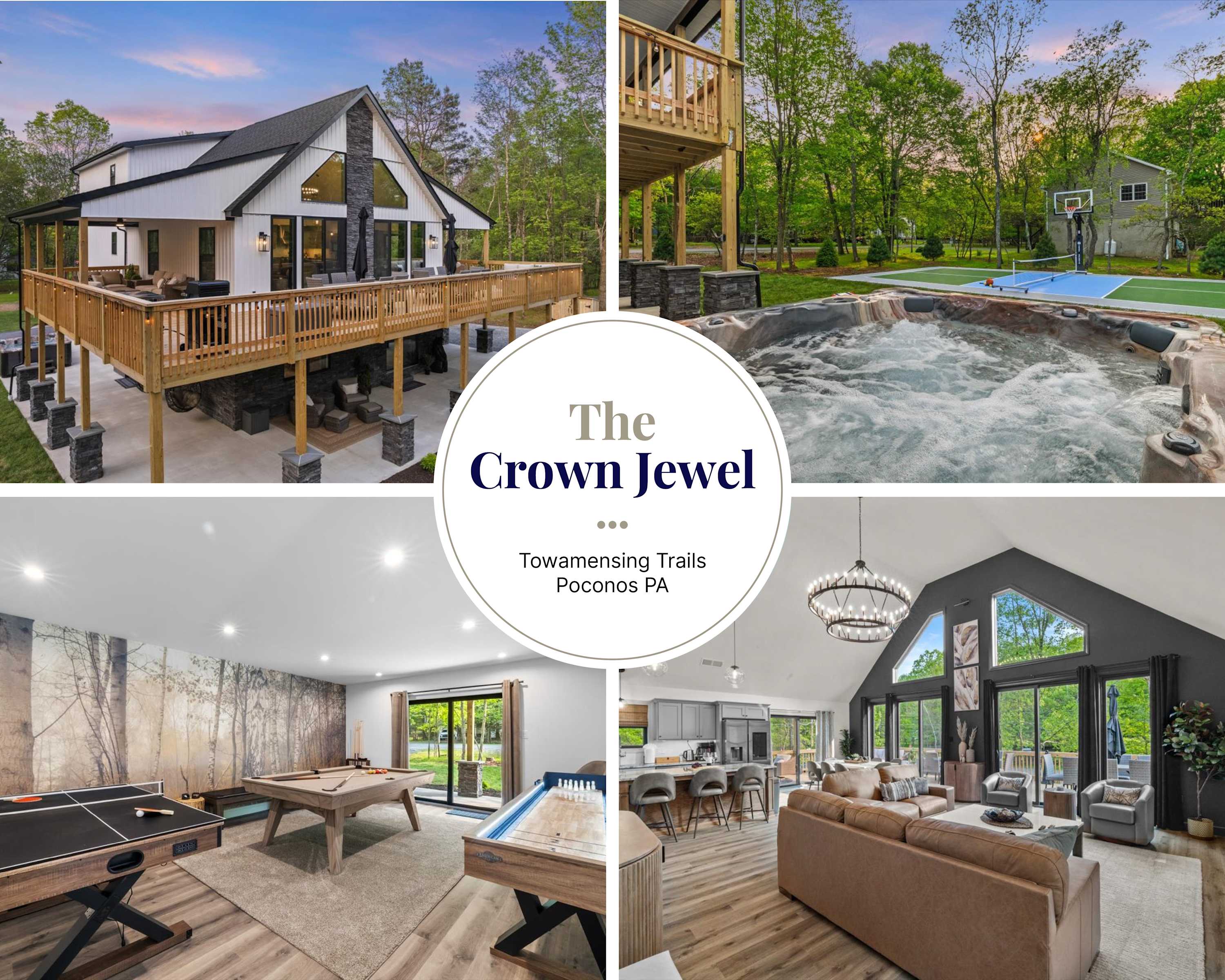 Luxury, Hot Tub, Sauna, Pickleball, Dog Friendly