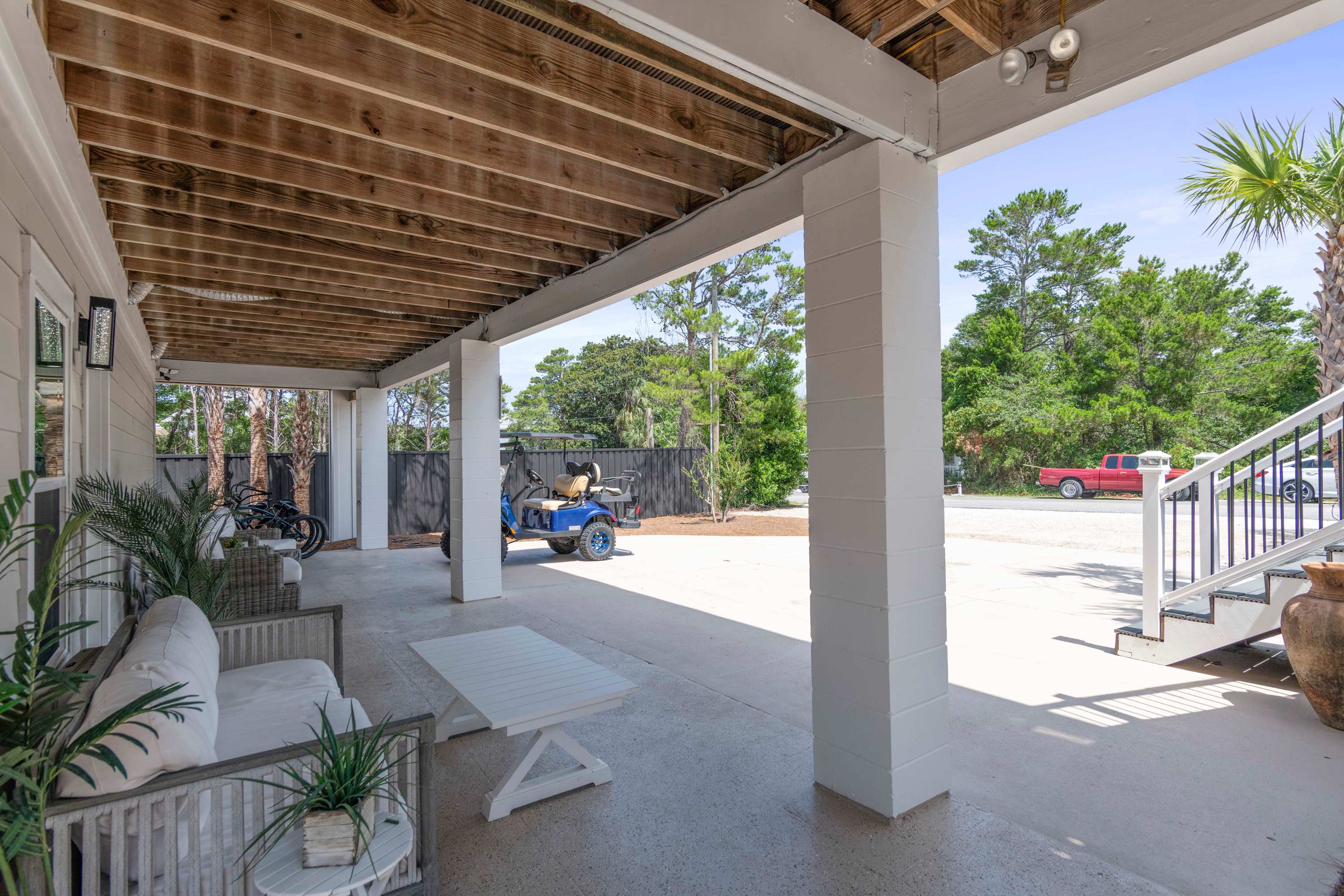 Wraparound Deck, Pool, Golf Cart Incl | Solstice