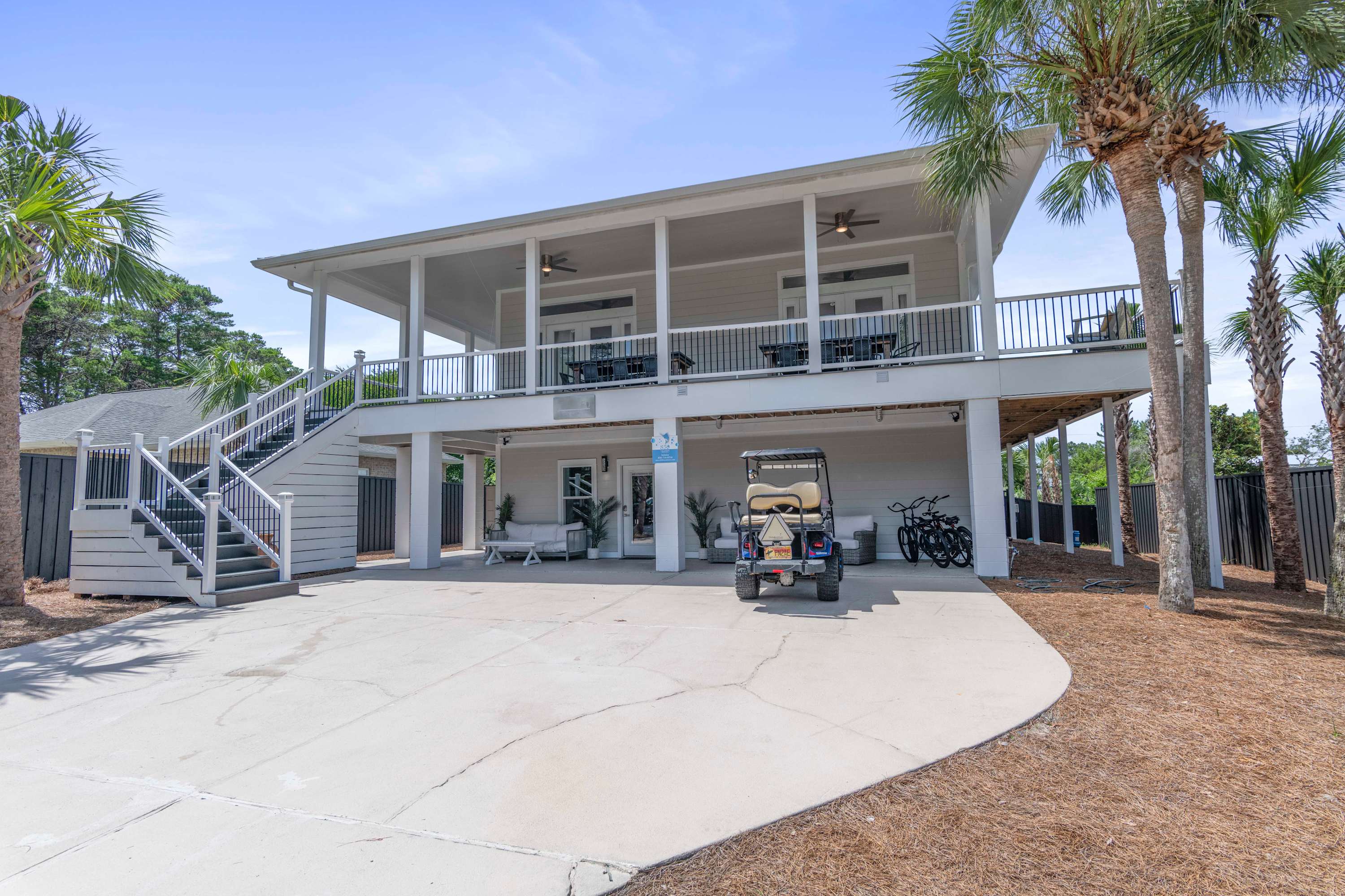 Wraparound Deck, Pool, Golf Cart Incl | Solstice