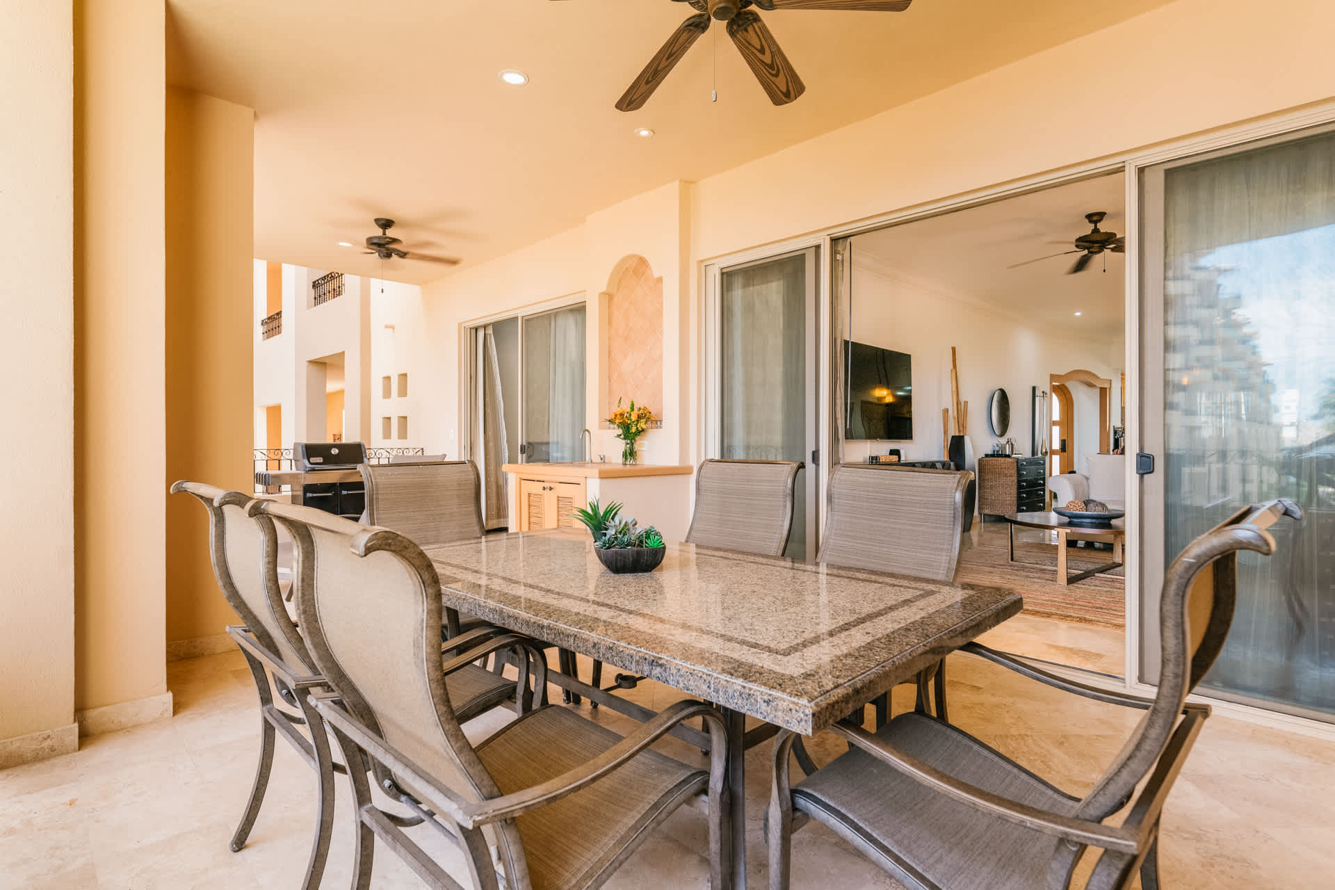 Patio | Villa La Estancia 2304 in Cabo San Lucas, Mexico by Luxus Vacation Properties
