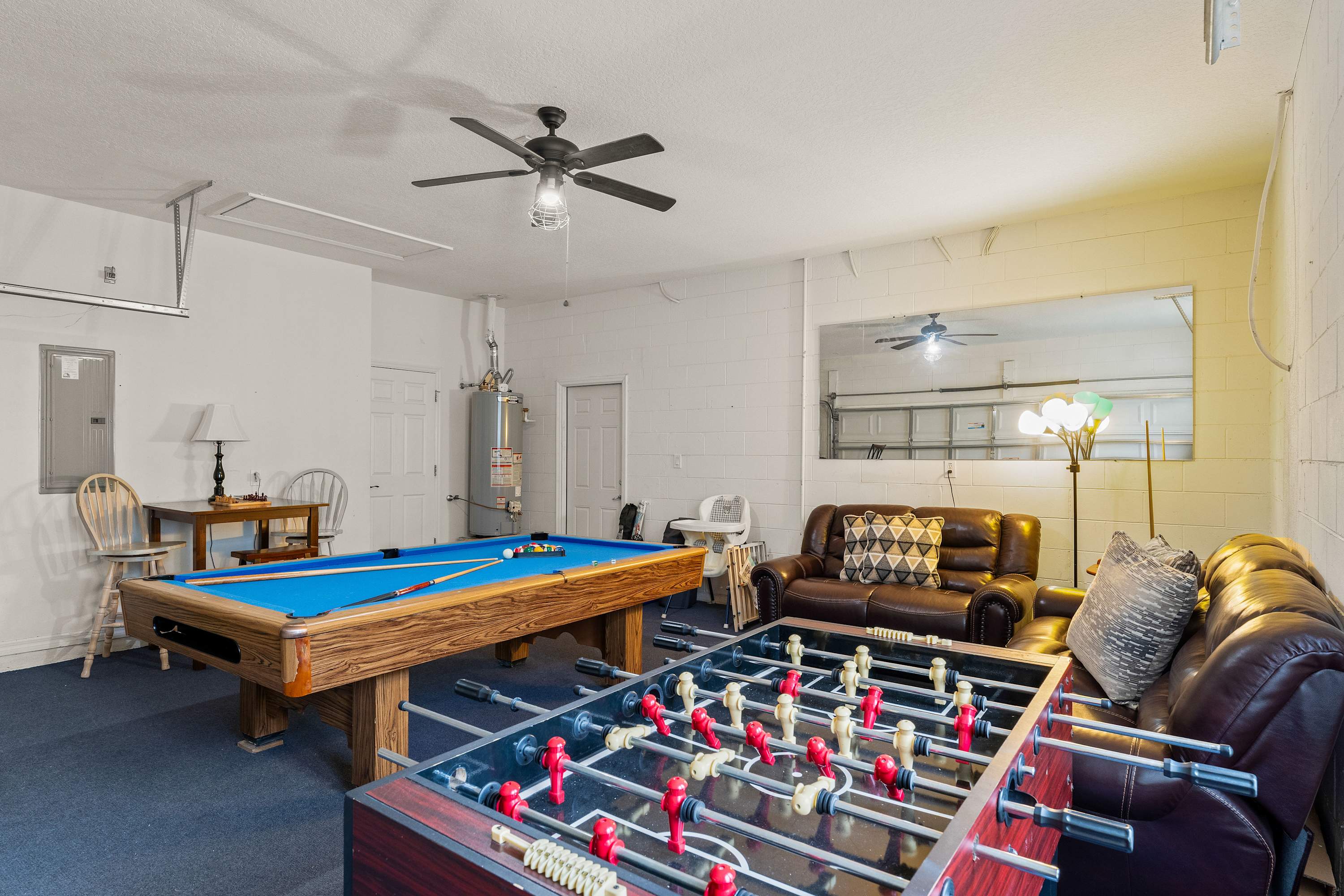 Spend hours of fun in the game room