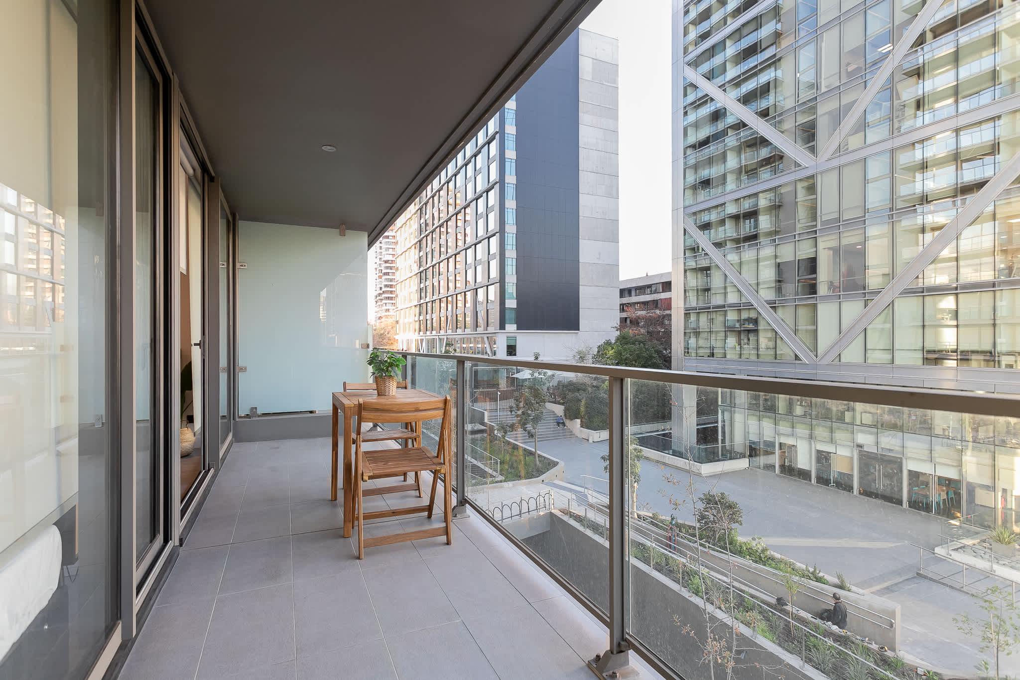 Relax on your private balcony with stunning city views, perfect for morning coffee or evening relaxation.