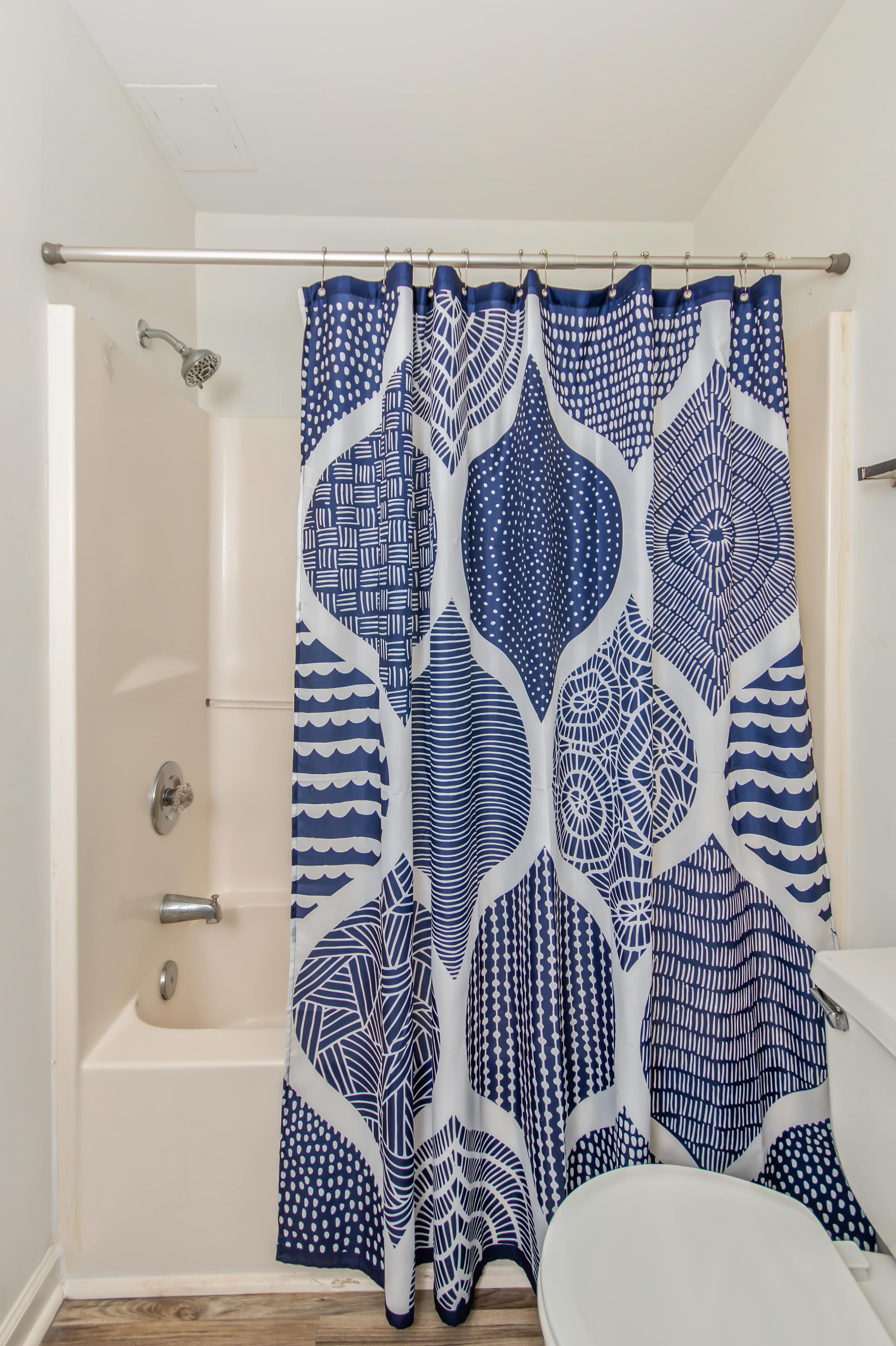 An inviting space to wash away your beach day adventures.
