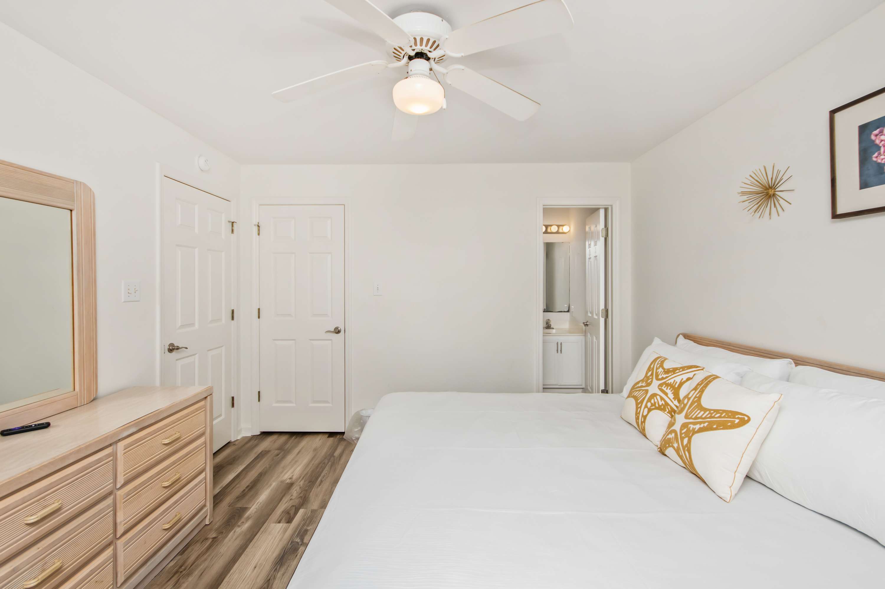 Beachside dreams start here—sink into luxury pillows after a day on the sand.
