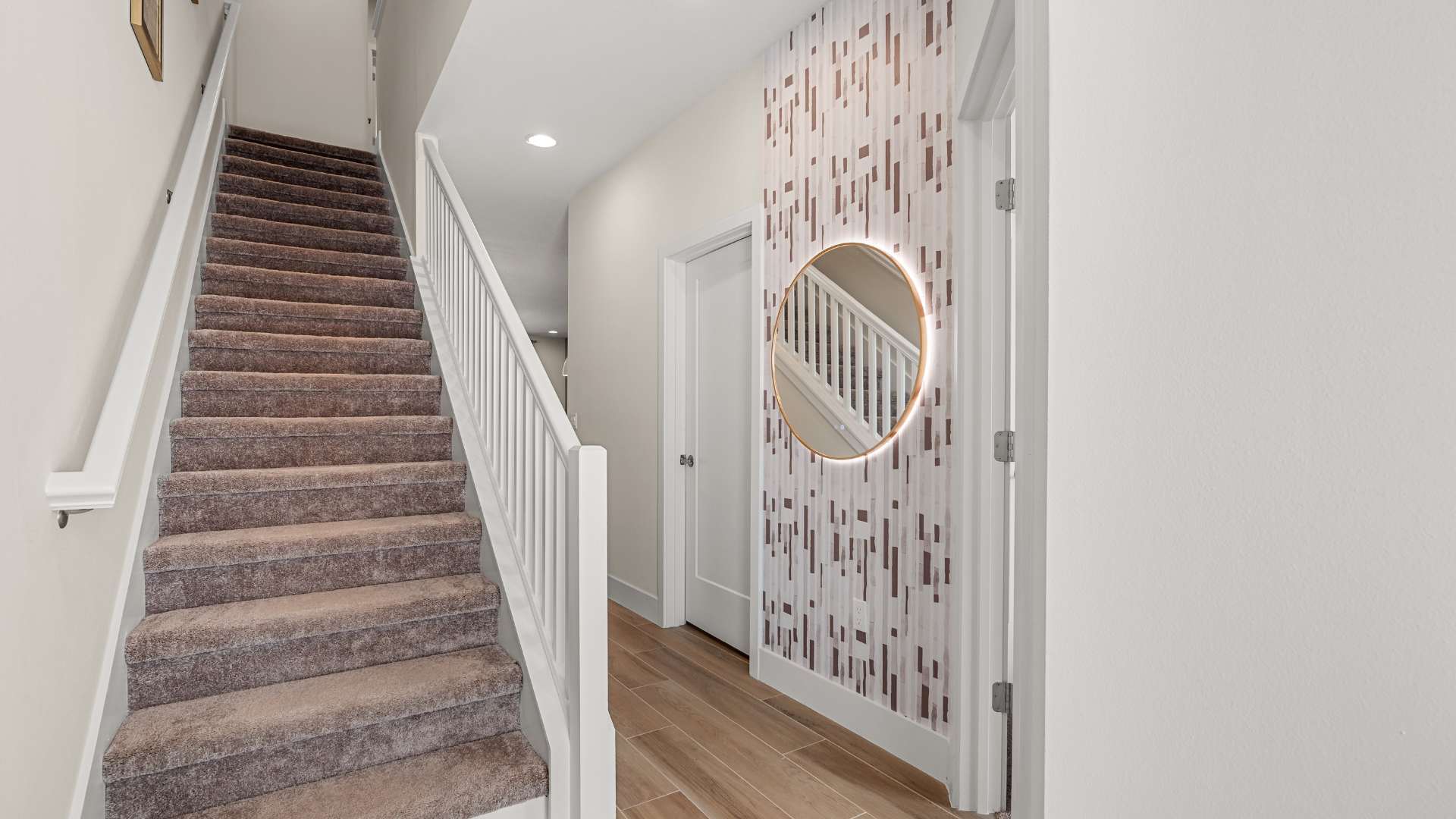 Staircase in the Home Leading Upstairs 