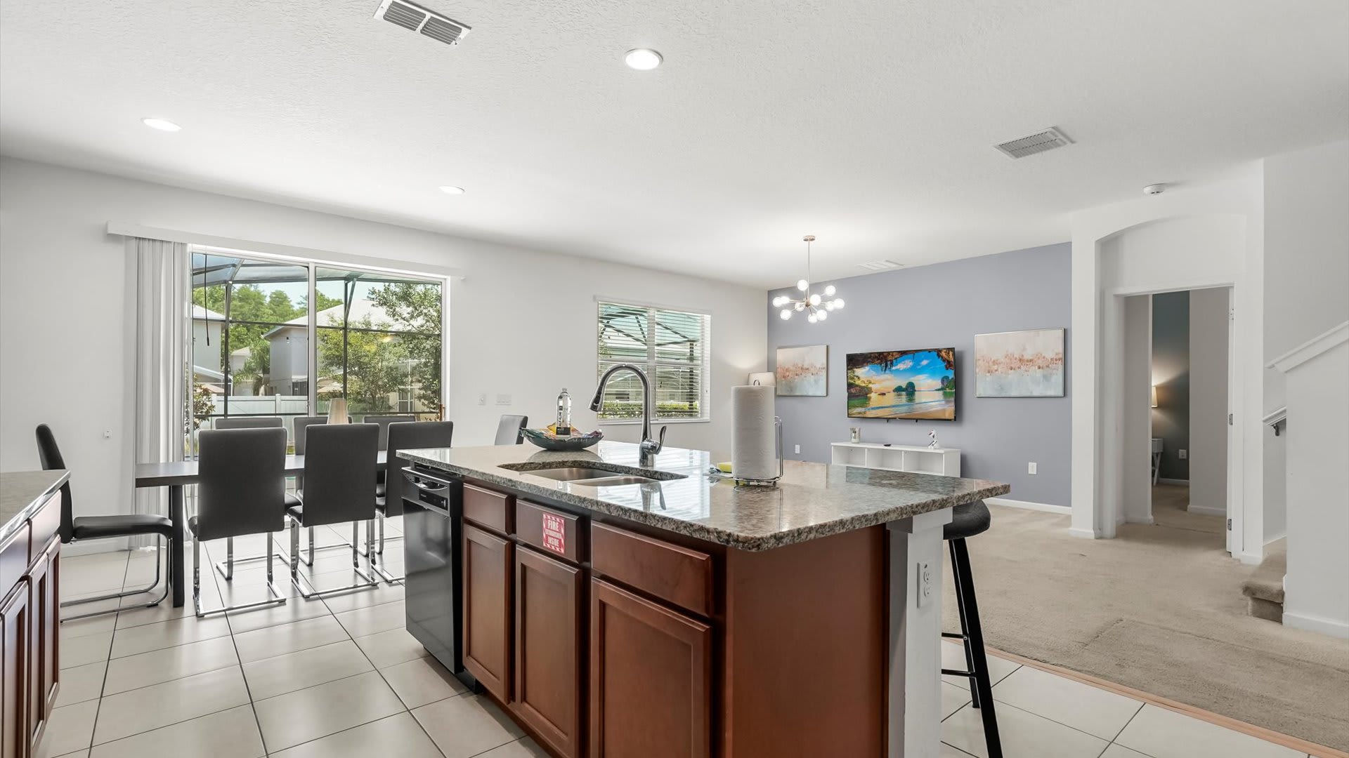 Family Friendly 6BR Villa Near Theme Parks Gated Resort Private Pool | Photo 13