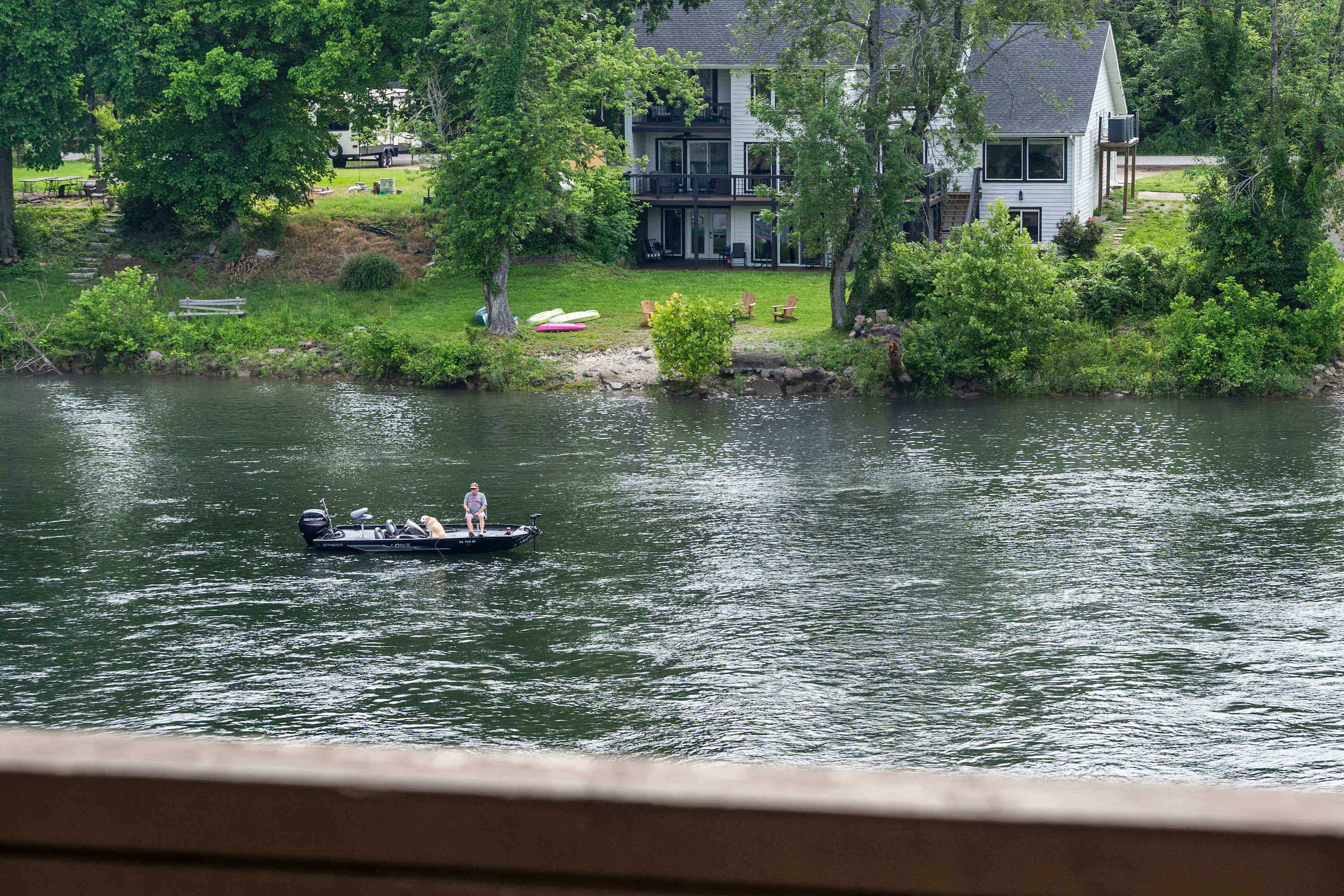 Lounge the day away or dine alfresco with water views on the balcony