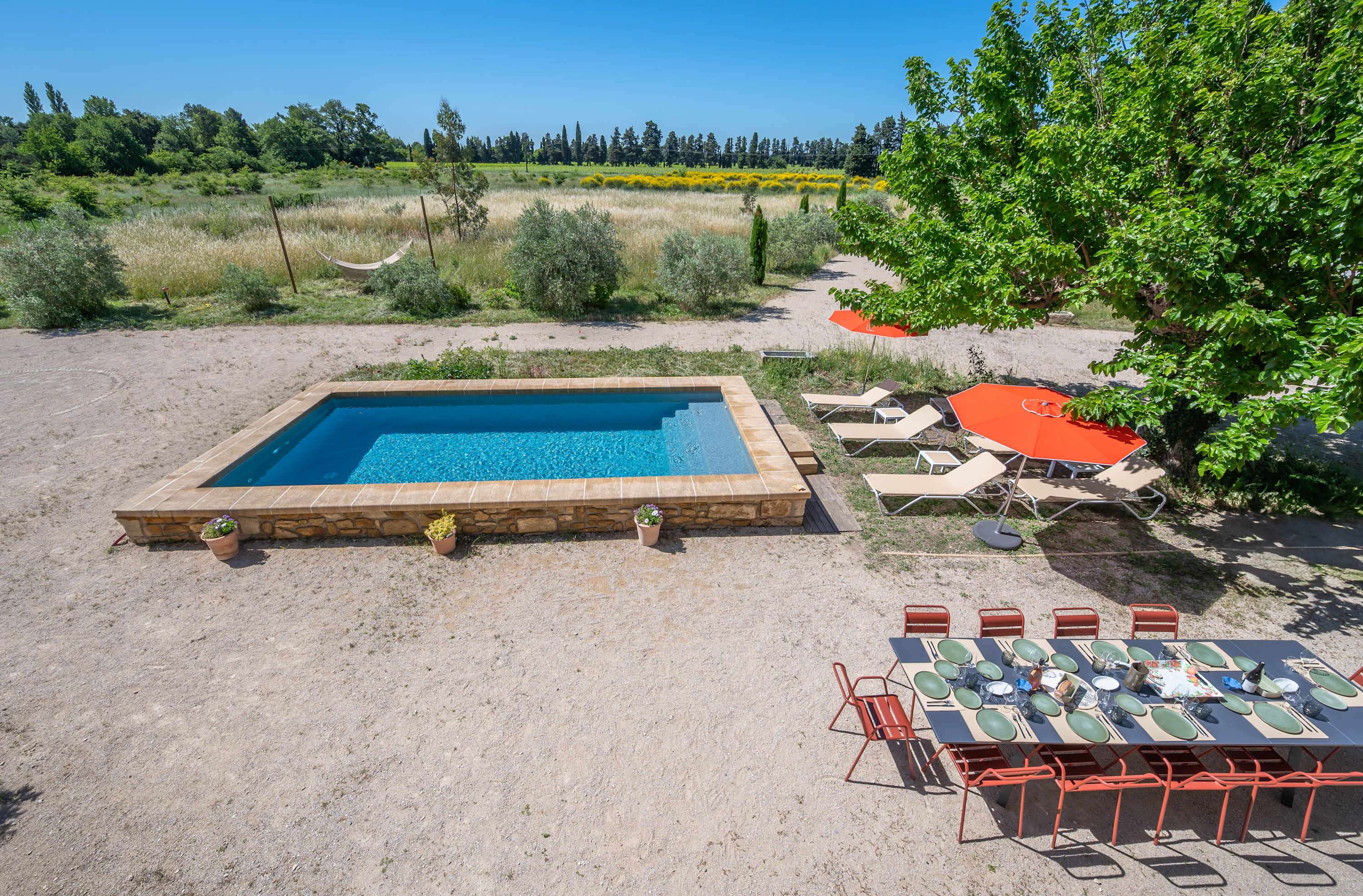 Mas du Murier with private pool and air conditioning — Travaillan, Provence-Alpes-Côte d'Azur — vacation rental