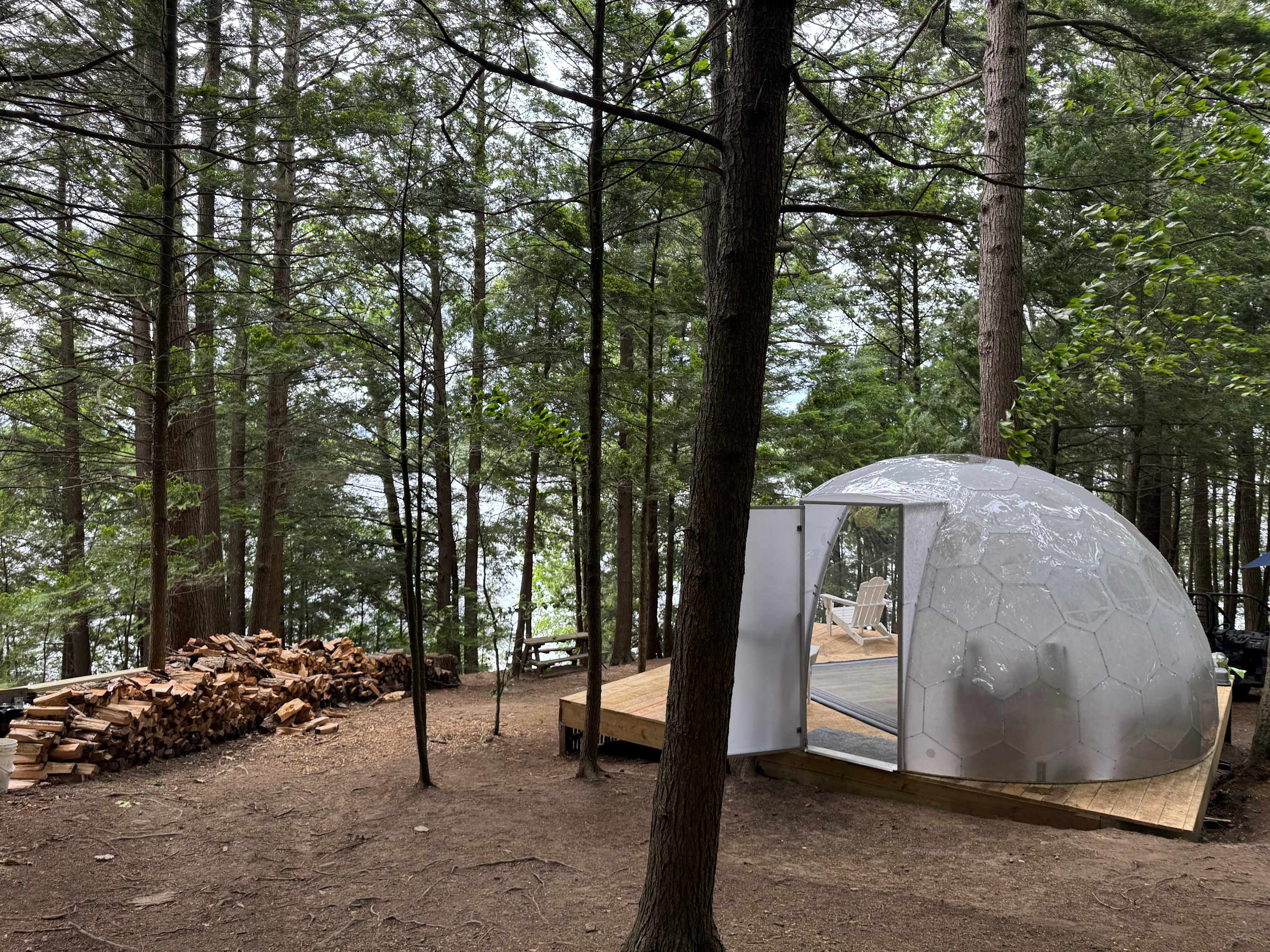 Hemlock Haven is located in a remote corner of 1 Big Sustainable Island.