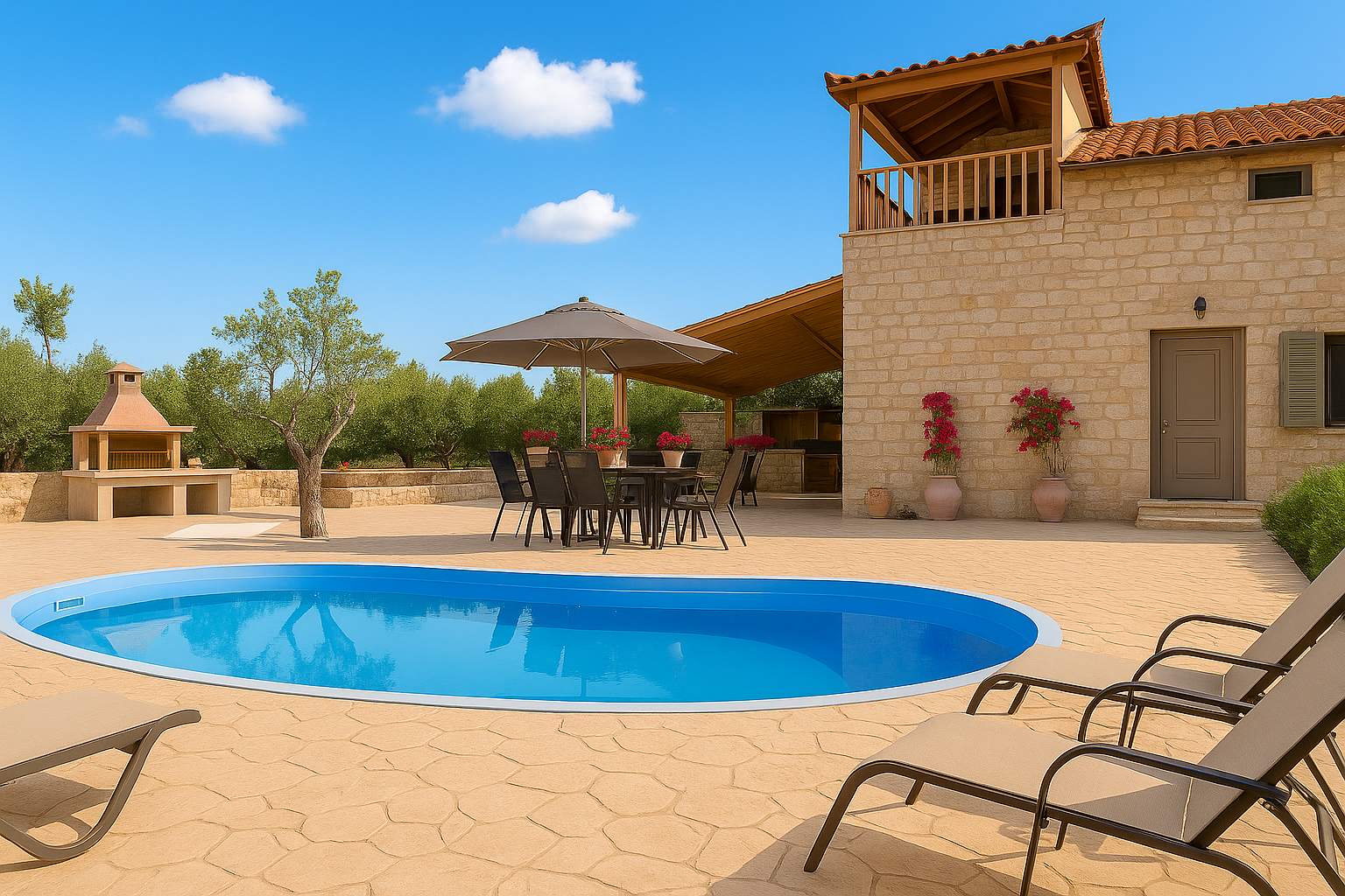 Selinitsa Stone Residence-Private Poolside Retreat — Agios Nikolaos, Agios Nikolaos — vacation rental