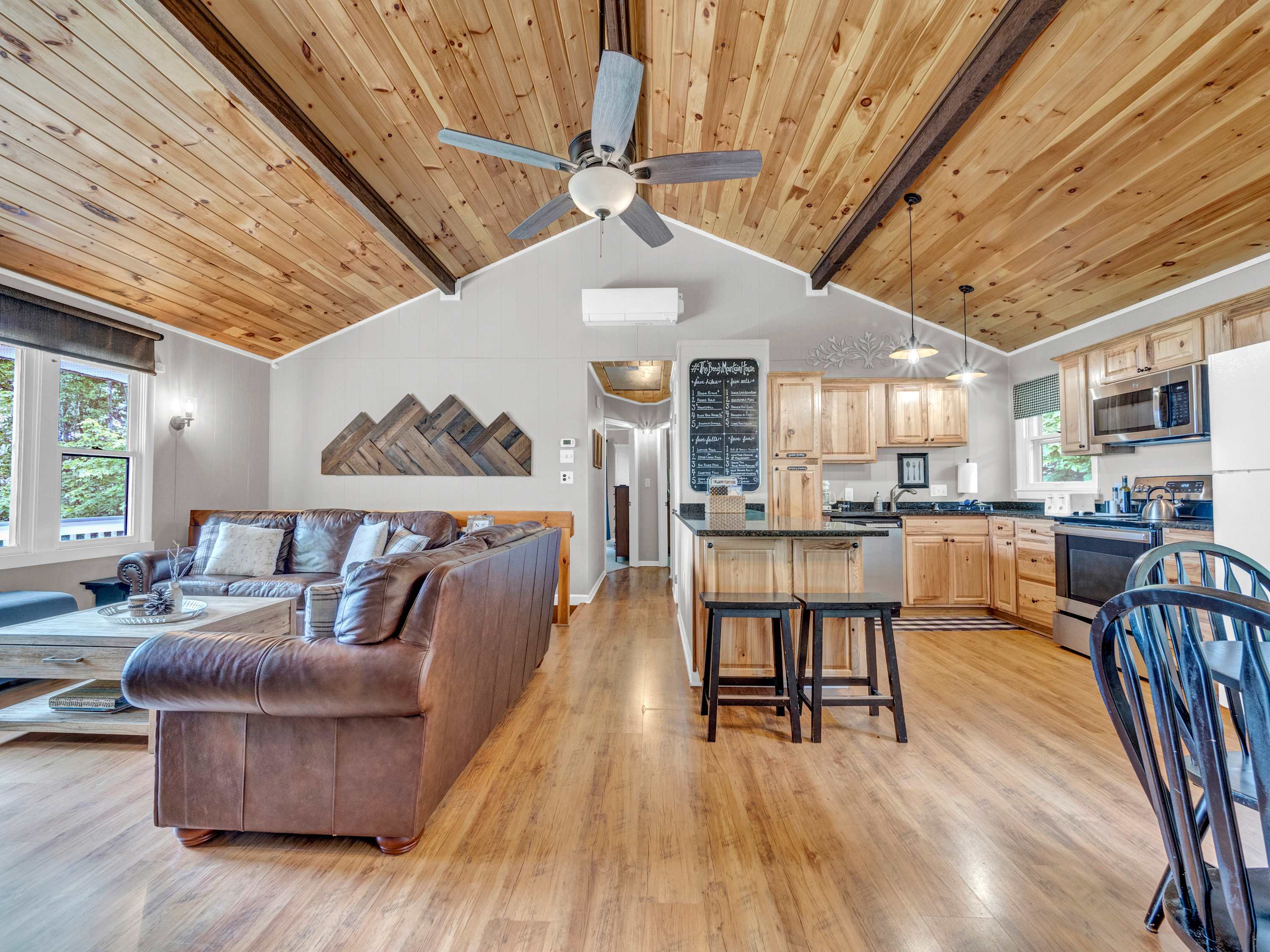 Modern Mountain House with Stunning Views & Fire Pit — Beech Mountain, NC — vacation rental