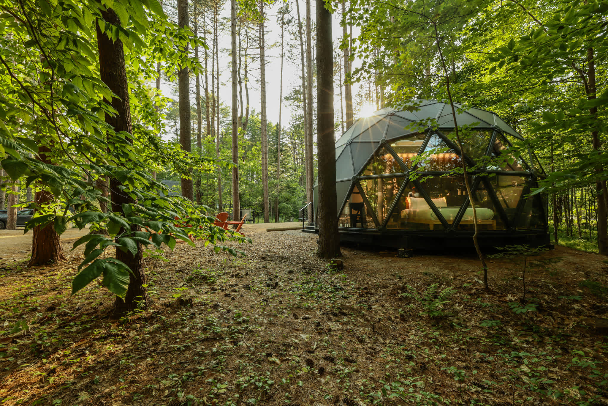 Large, luxurious geodesic dome - 07 β Freeport, ME β vacation rental
