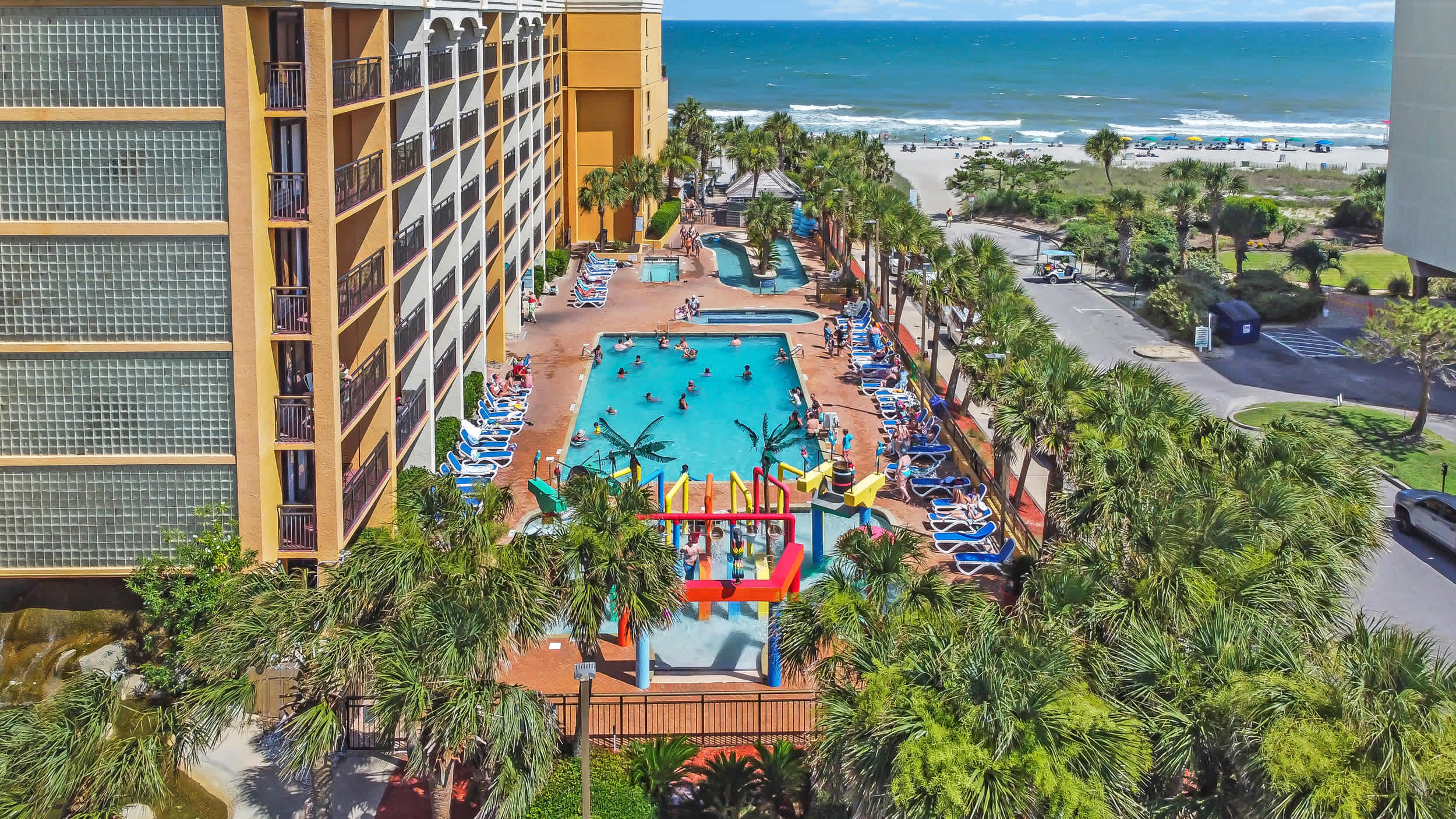 Direct Oceanfront Lazy River  Top Resort