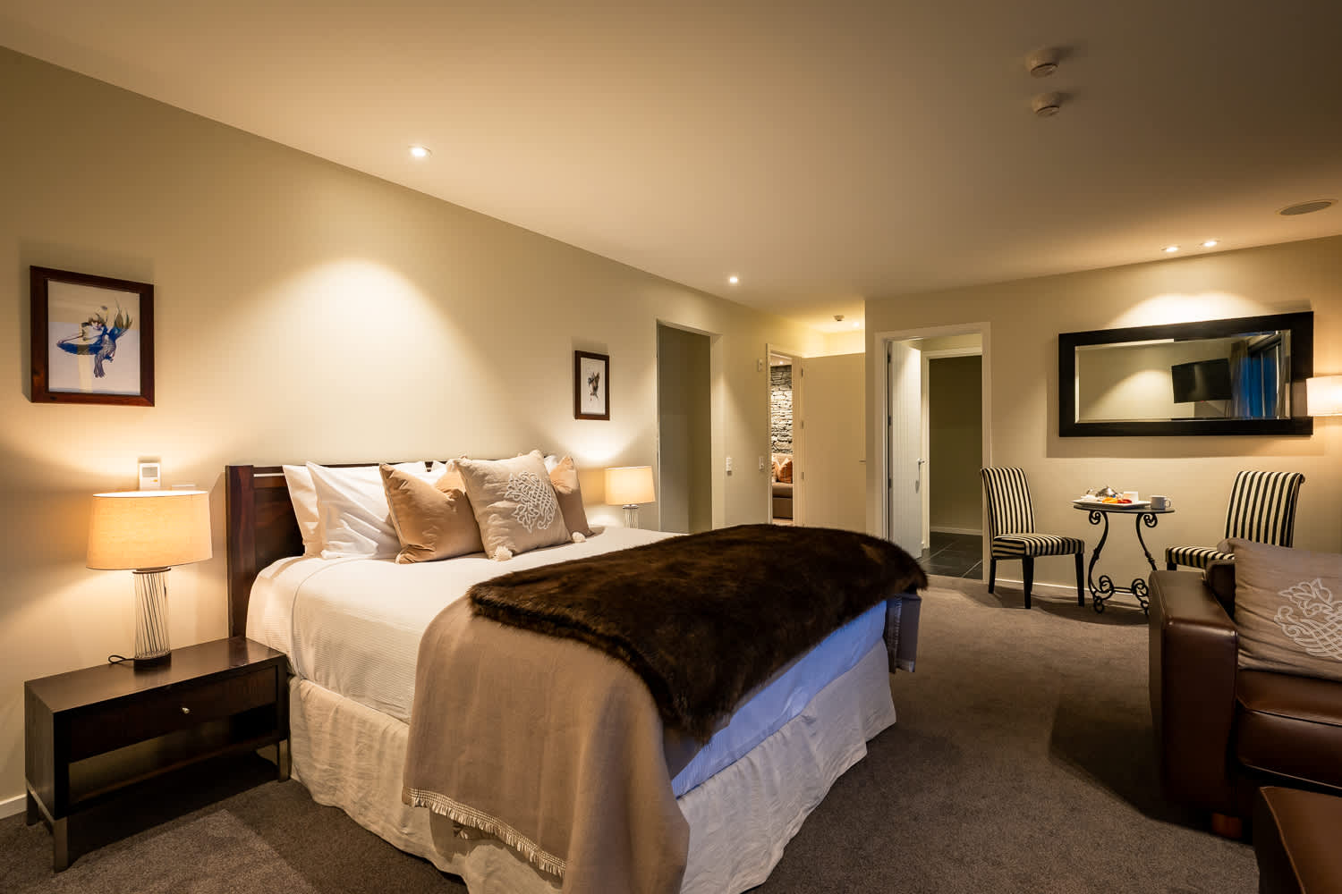 Each of the three bedrooms offers its own private ensuite bathroom. Experience ultimate privacy and comfort for all guests.