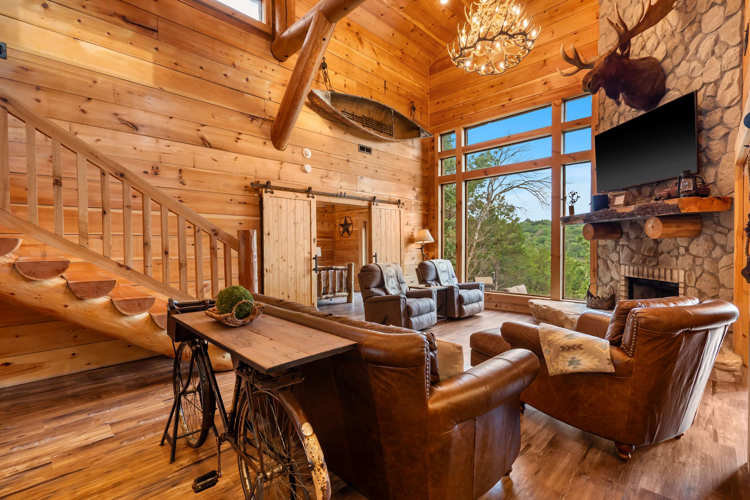 Stream your favorite movies & shows in the inviting living room