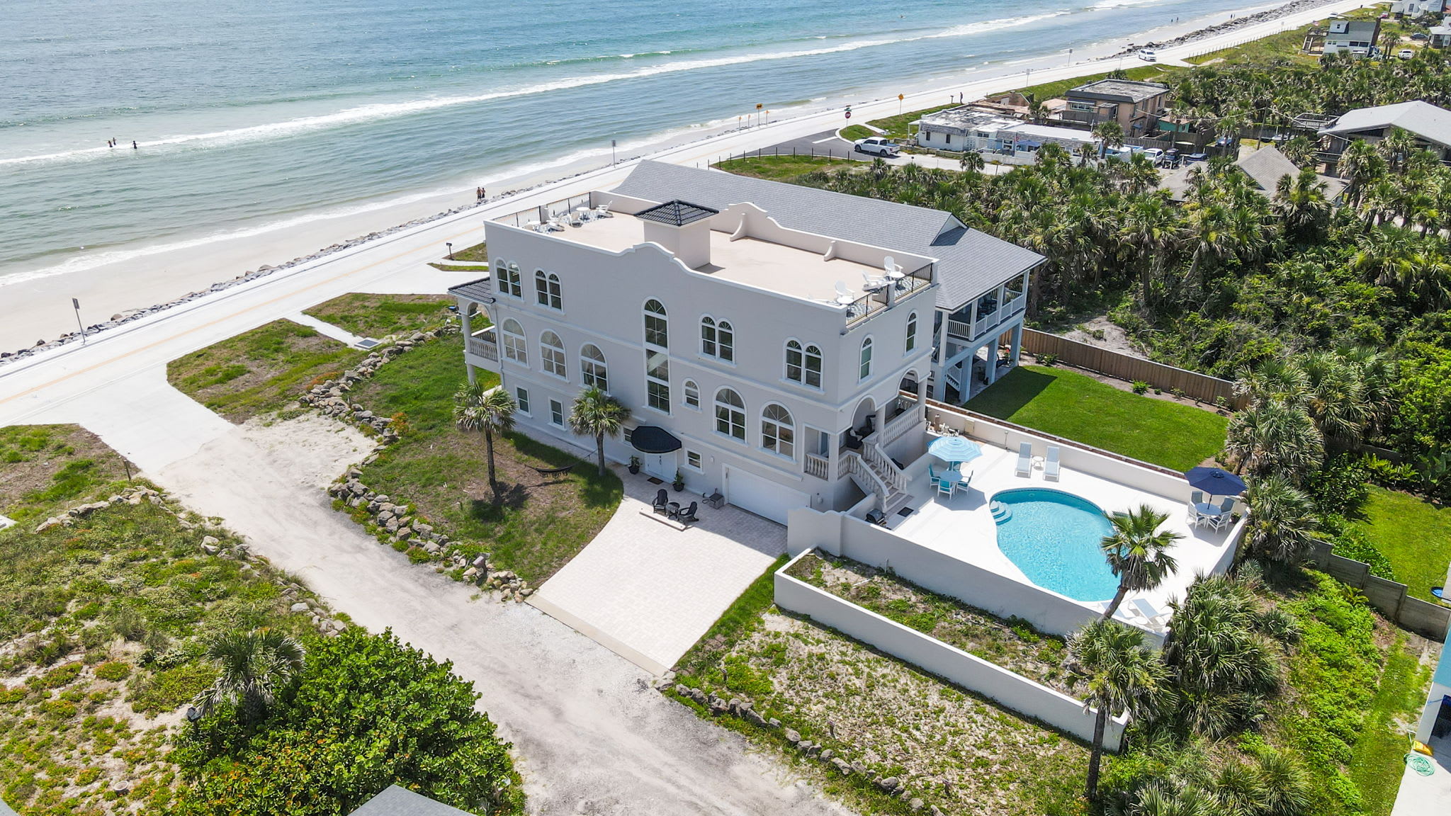 Oceanfront: Ocean Crest Villa 6BR Heated Pool/Spa — St. Augustine, FL — vacation rental