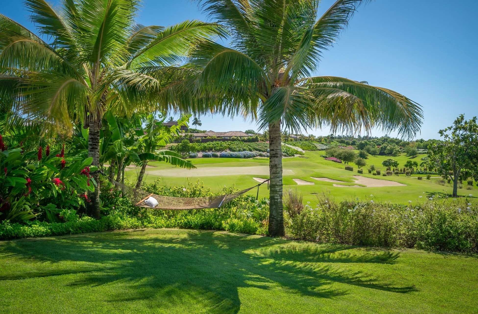 Backyard Hammock | Lanikai Hale in Kauai, Hawaii by Luxus Vacation Properties