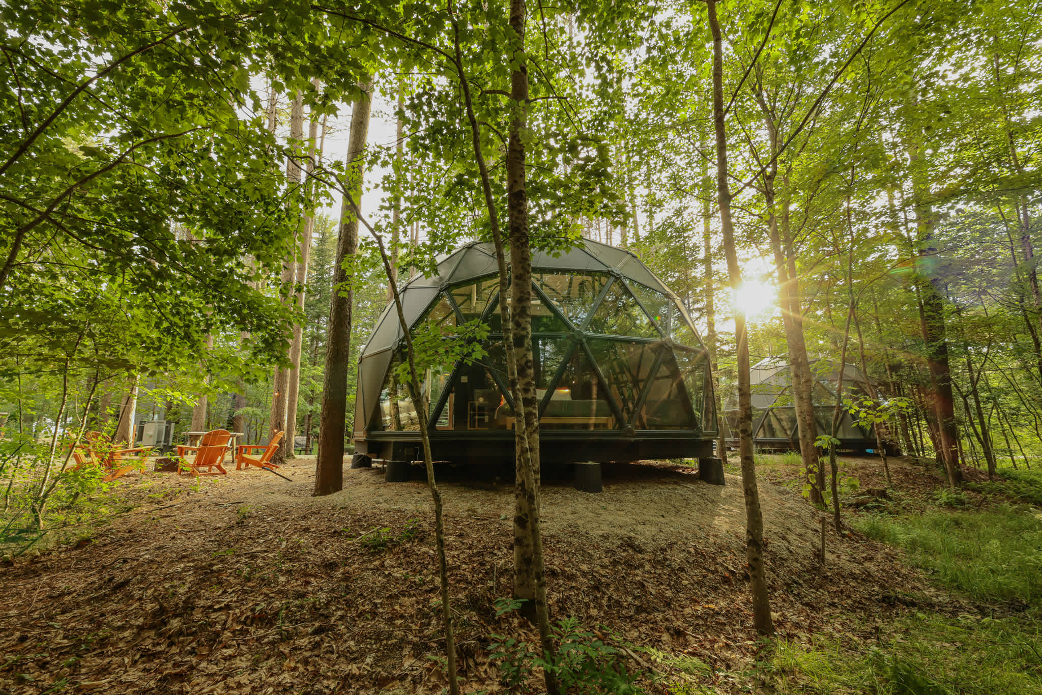 Large, luxurious geodesic dome - 02 β Freeport, ME β vacation rental