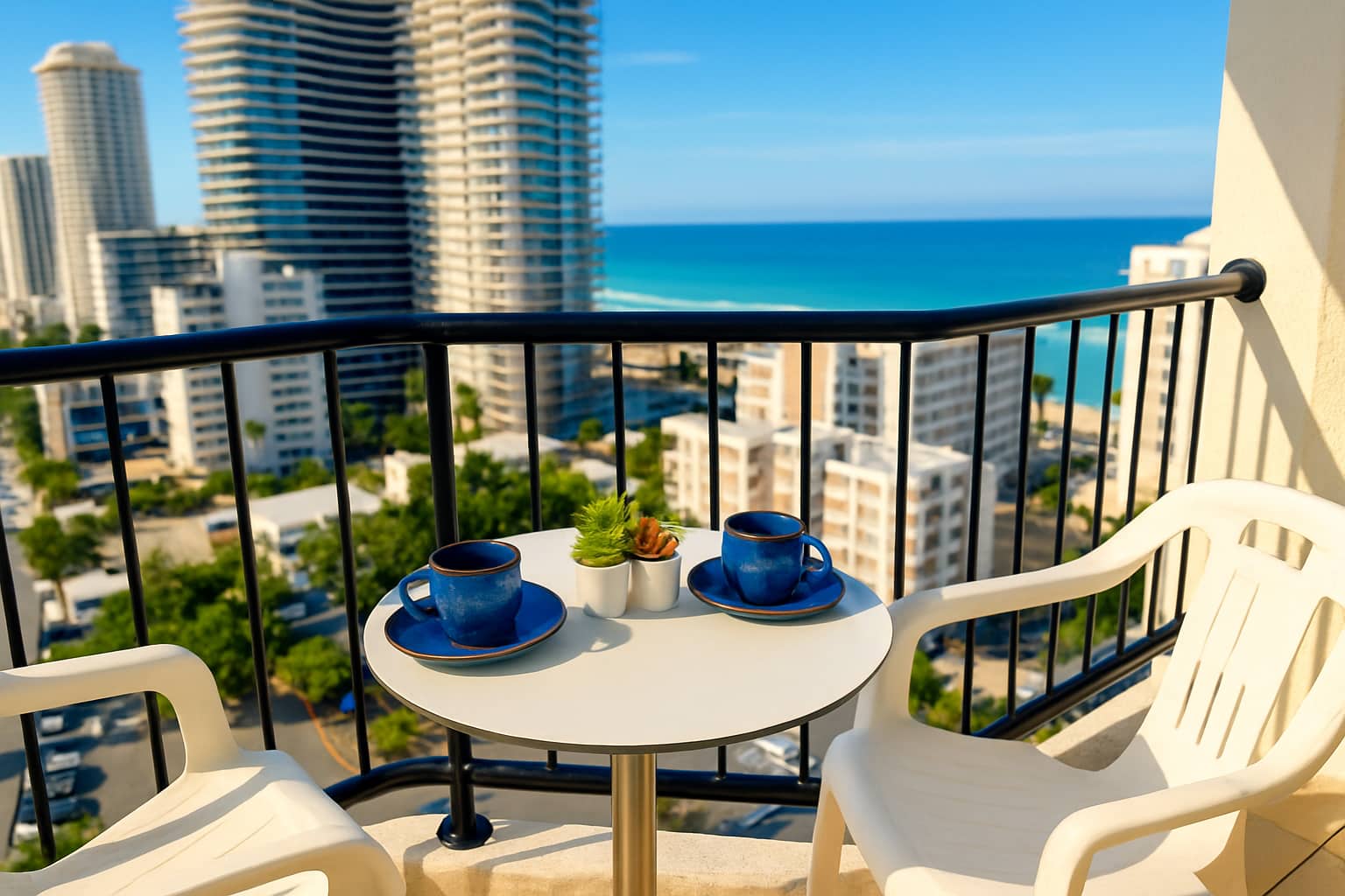 Ocean View Studio 2 Beds Free WI-FI — Surfers Paradise, Queensland — vacation rental