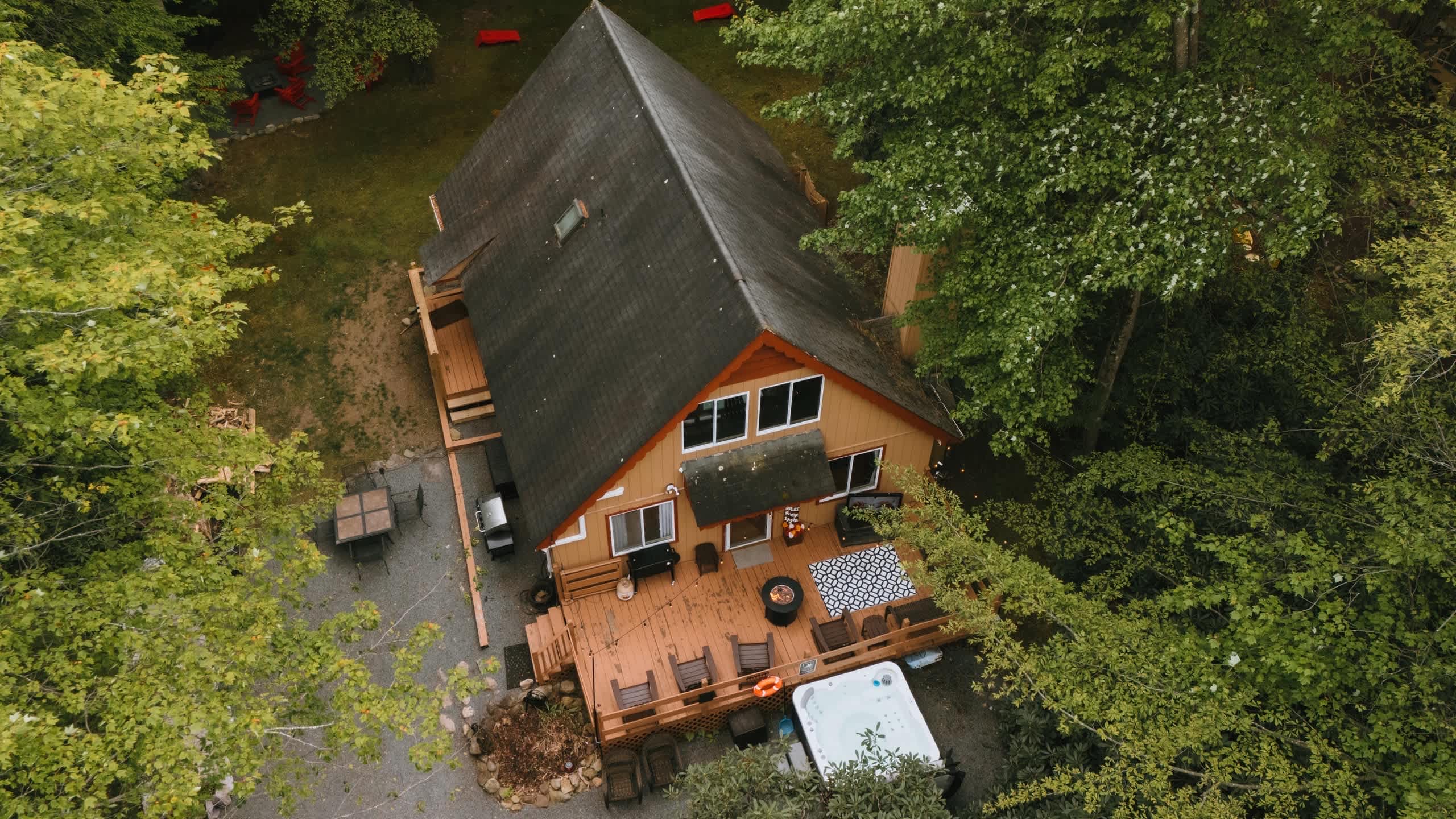 Camp Rock in the Poconos | Hot Tub & Firepit