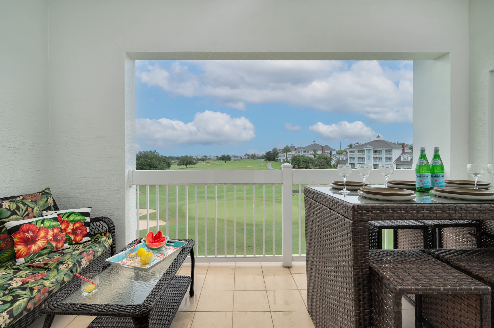 Luxury condo w/Reunion Golf Course view & balcony