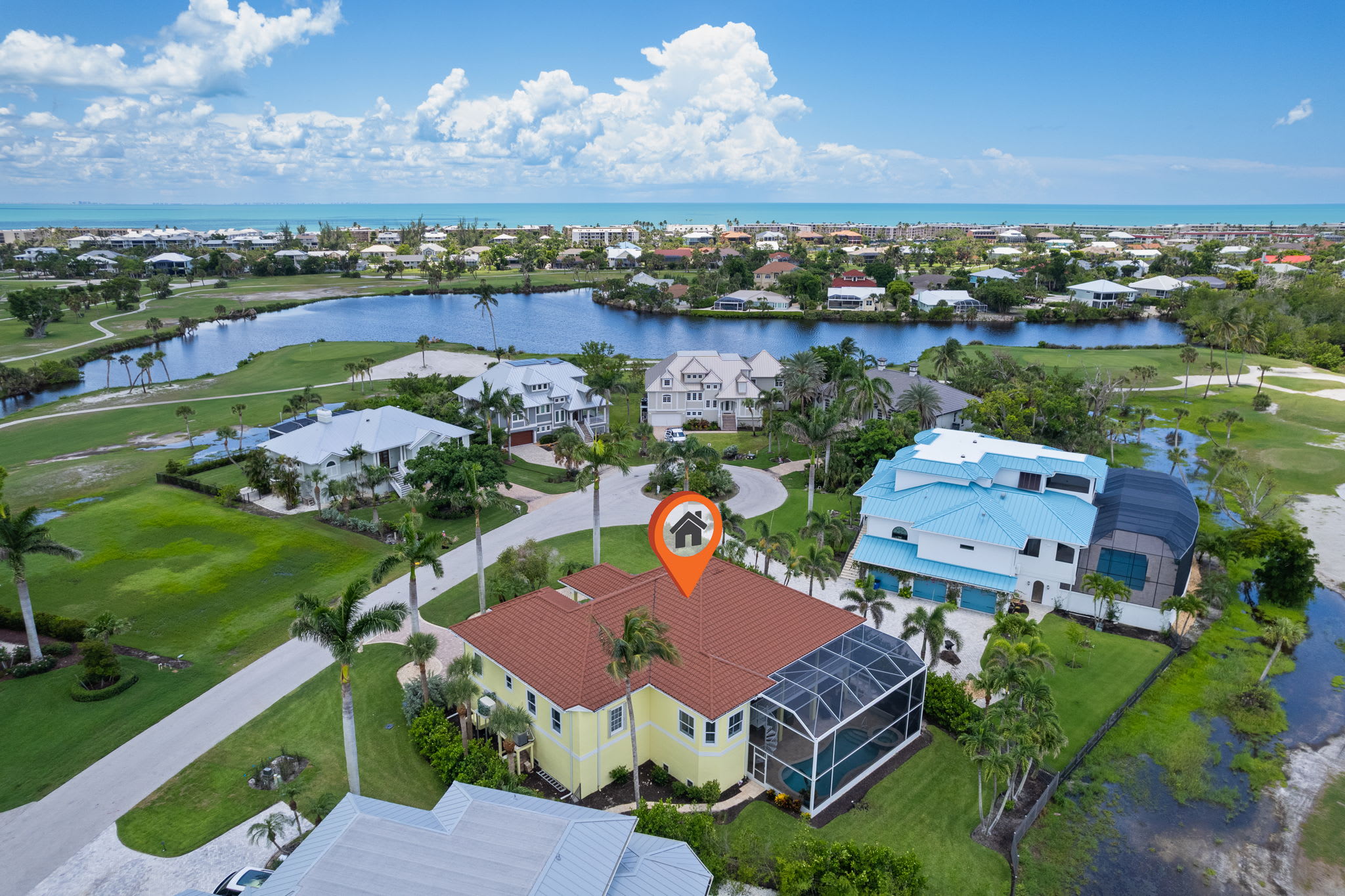 Stunning Golf Course Estate in Beachview — Sanibel, FL — vacation rental