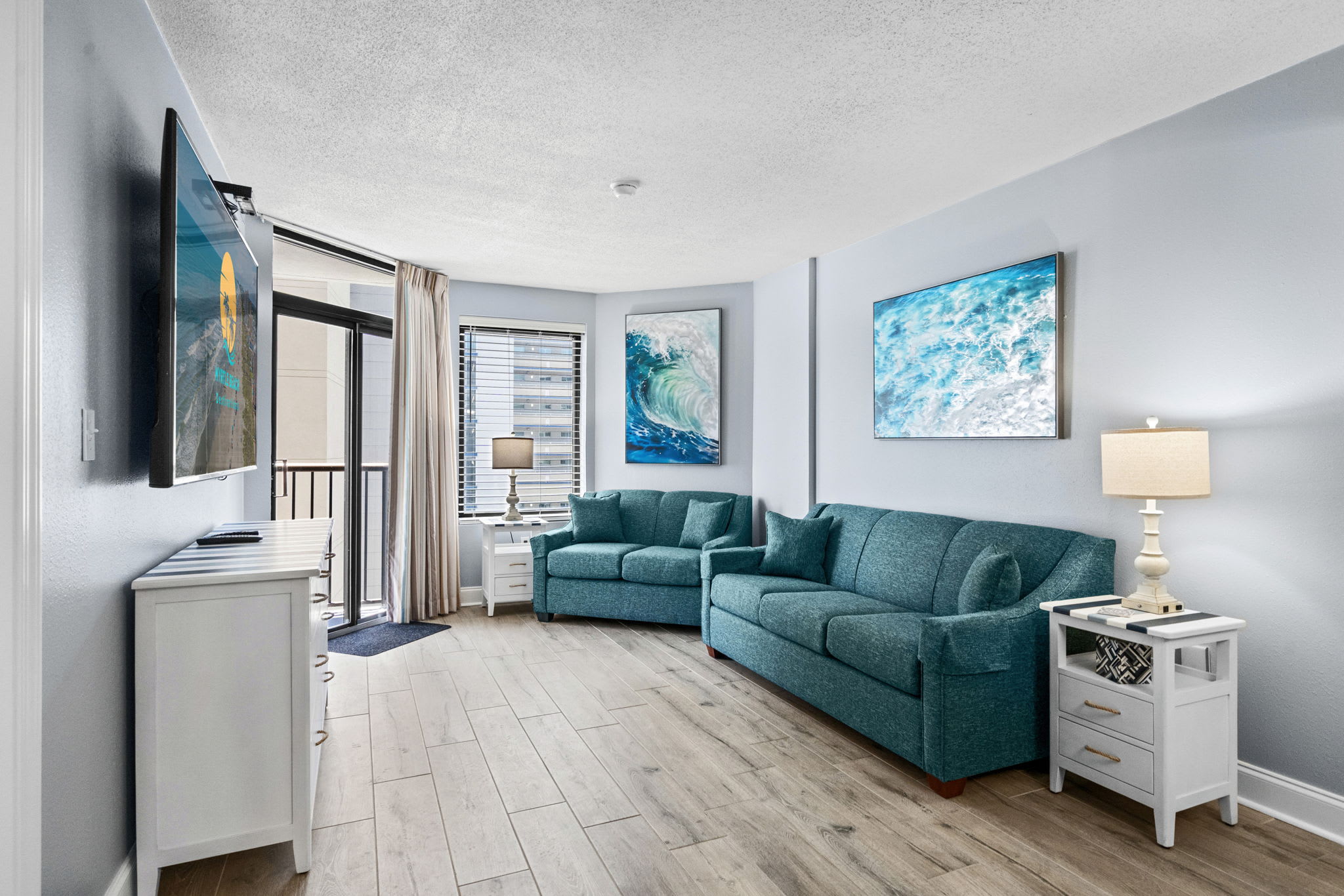 Bright and airy living room
