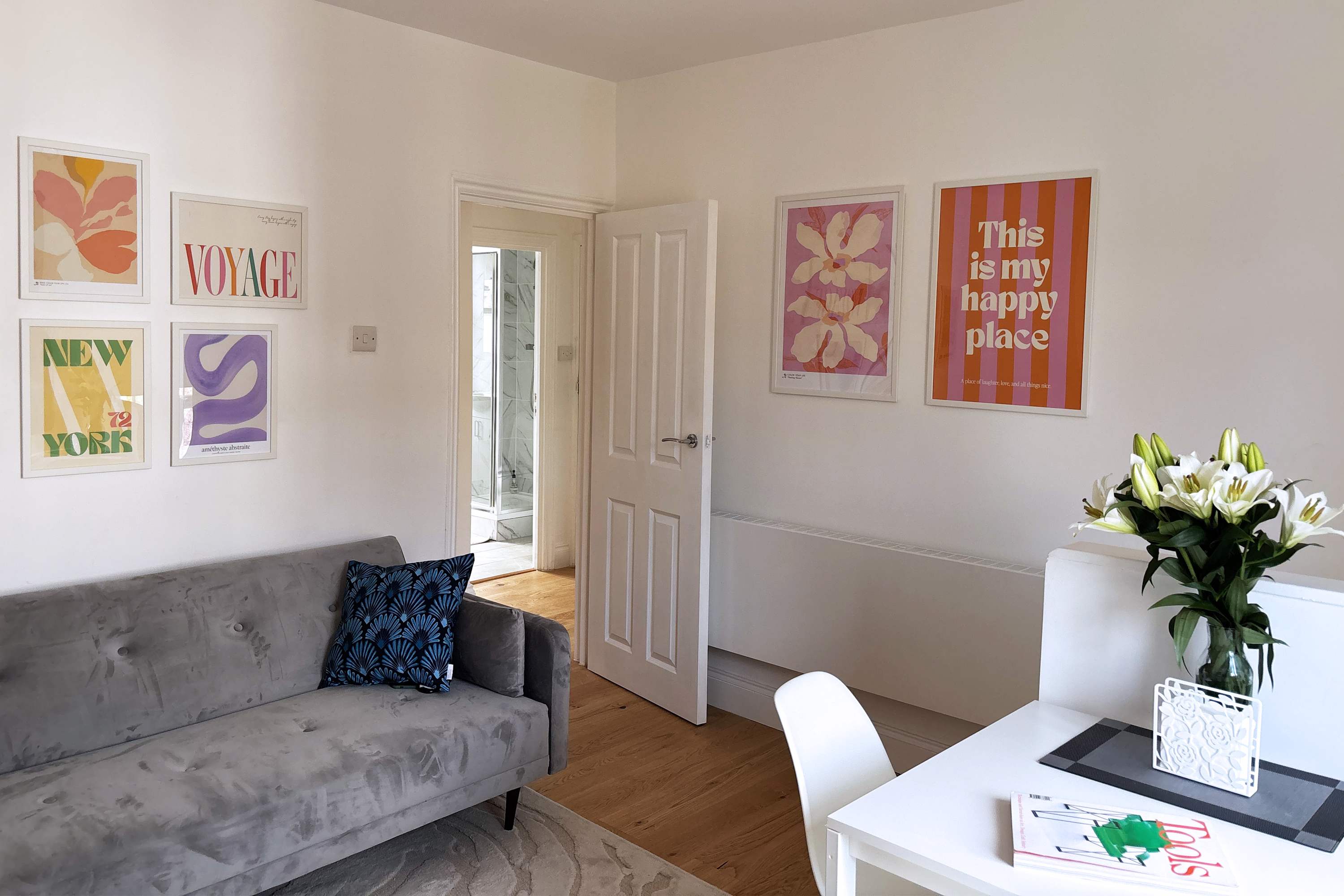 Stylish White Lotus Apartment